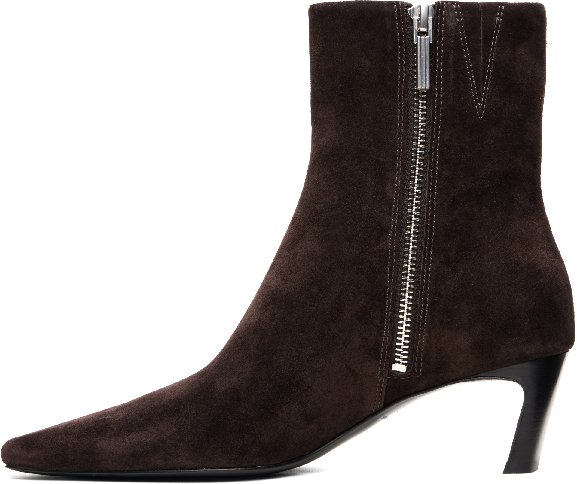 rag & bone - Bottines Kai brunes en suède