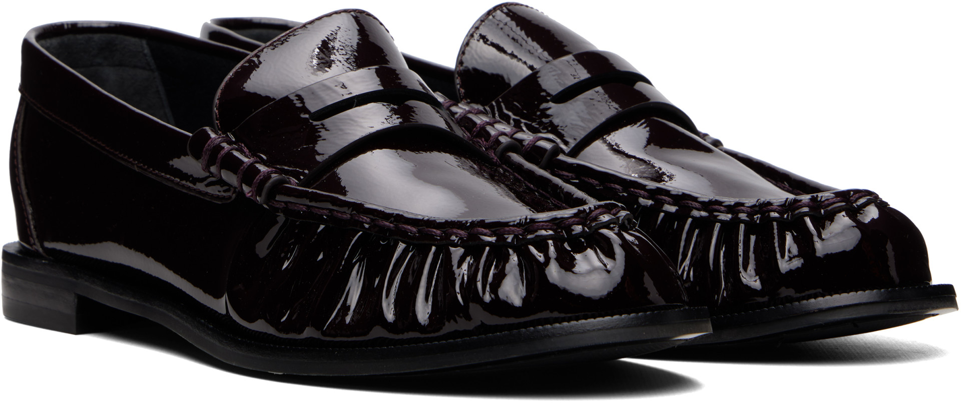 rag & bone - Flâneurs Lexi bruns en cuir