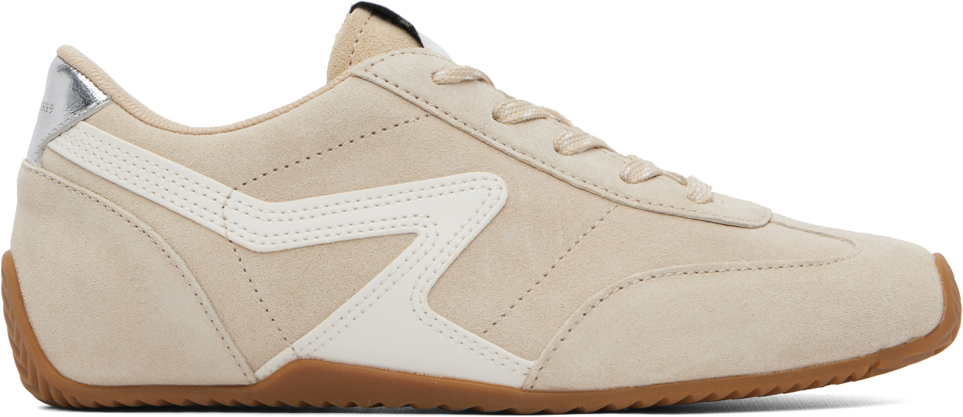rag & bone - Baskets de course rétro étroites beiges