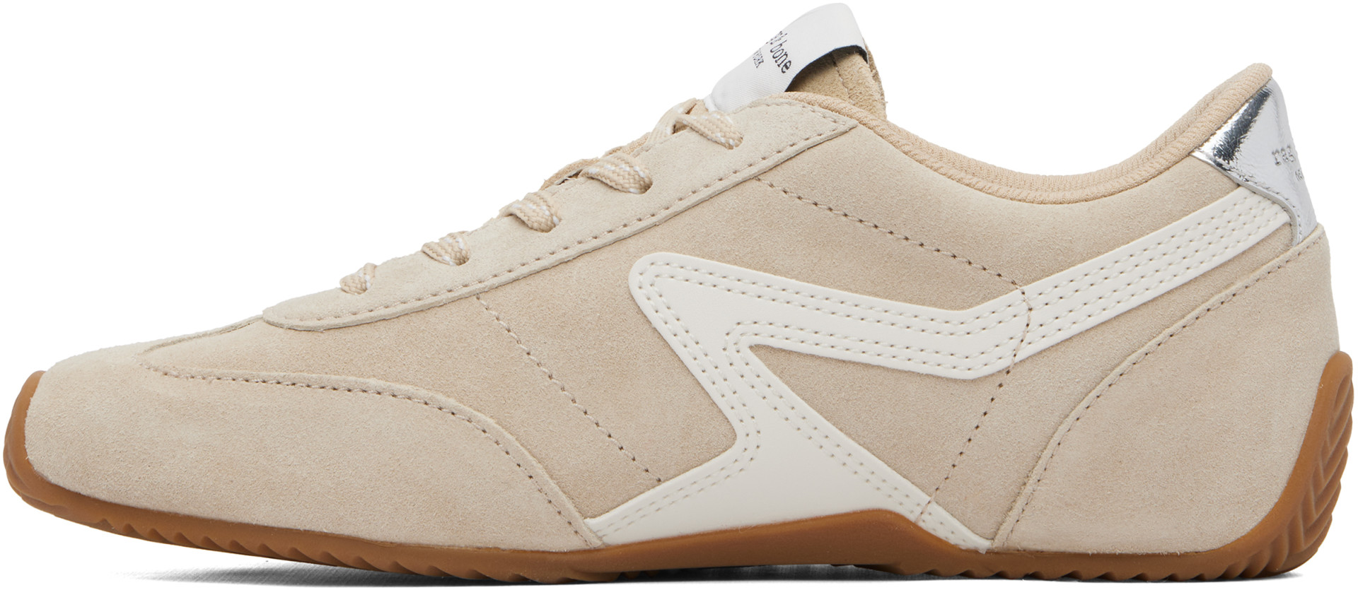 rag & bone - Baskets de course rétro étroites beiges