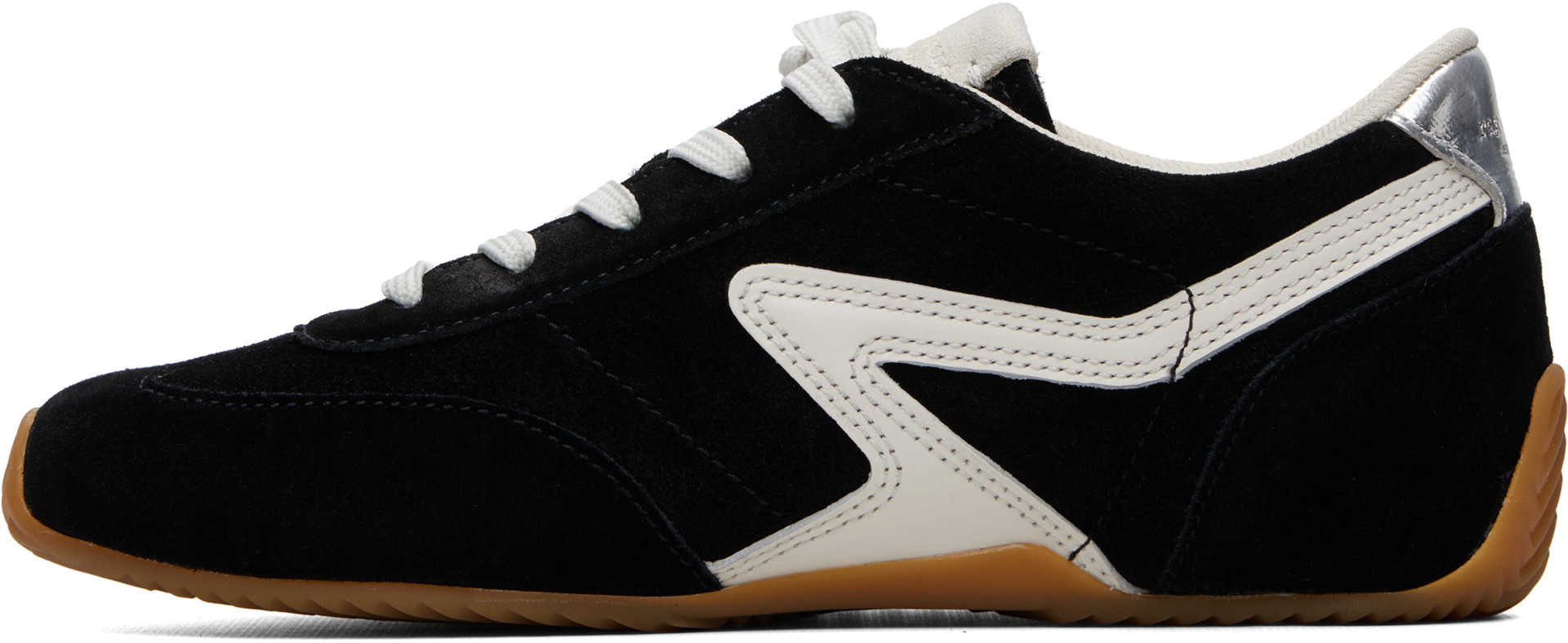 rag & bone - Baskets de course rétro étroites noires