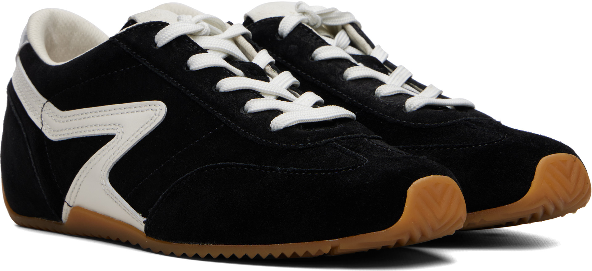 rag & bone - Baskets de course rétro étroites noires