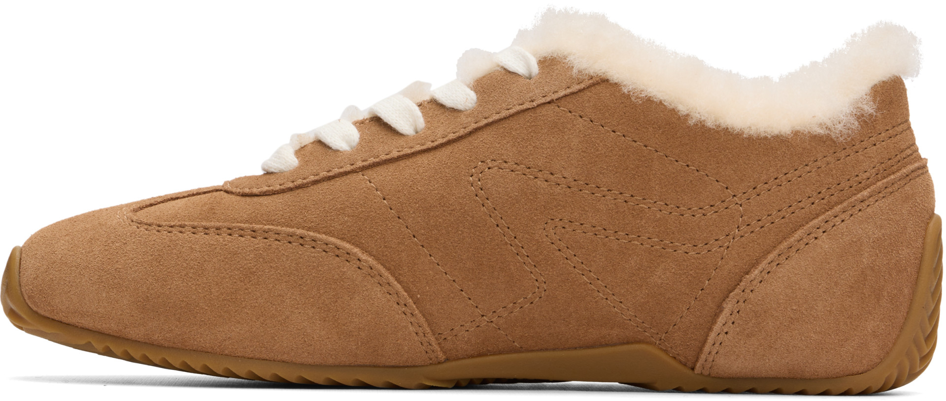 rag & bone - Baskets de course étroites rétro brun clair