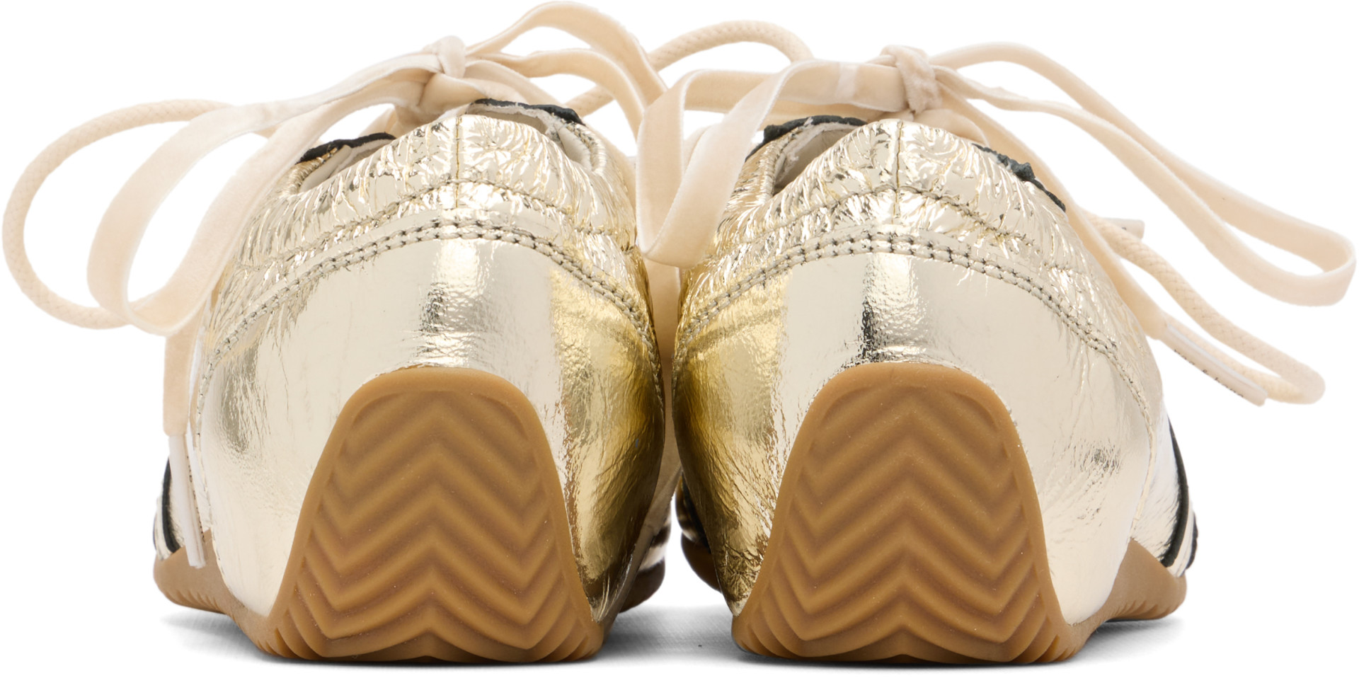 rag & bone - Baskets de course de style ballet Emilee dorées