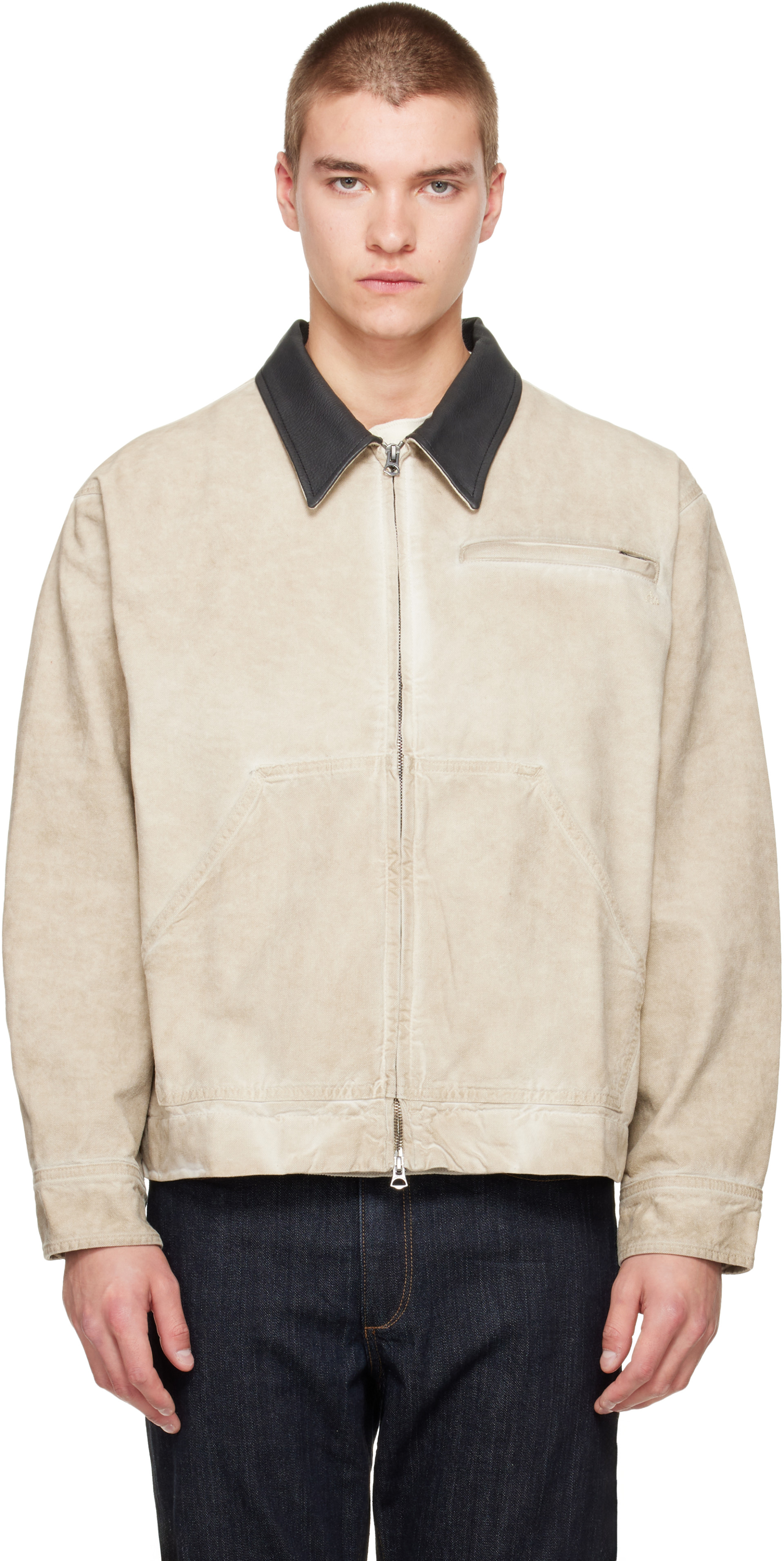rag & bone - Off-White Canvas Workwear Jacket