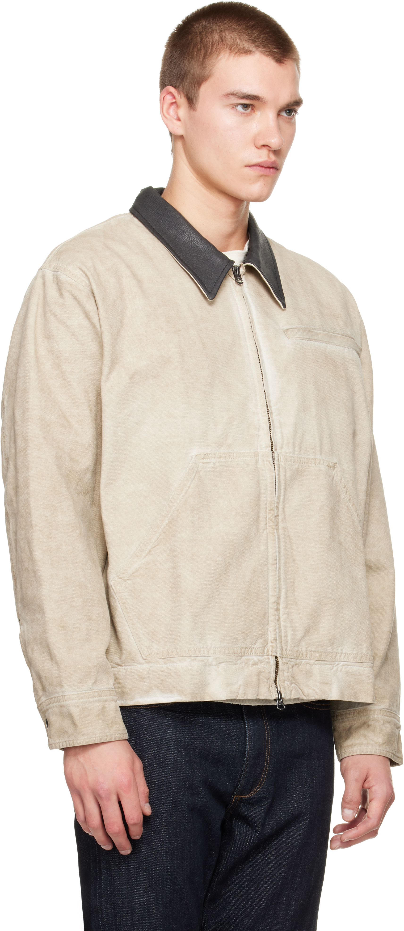 rag & bone - Off-White Canvas Workwear Jacket