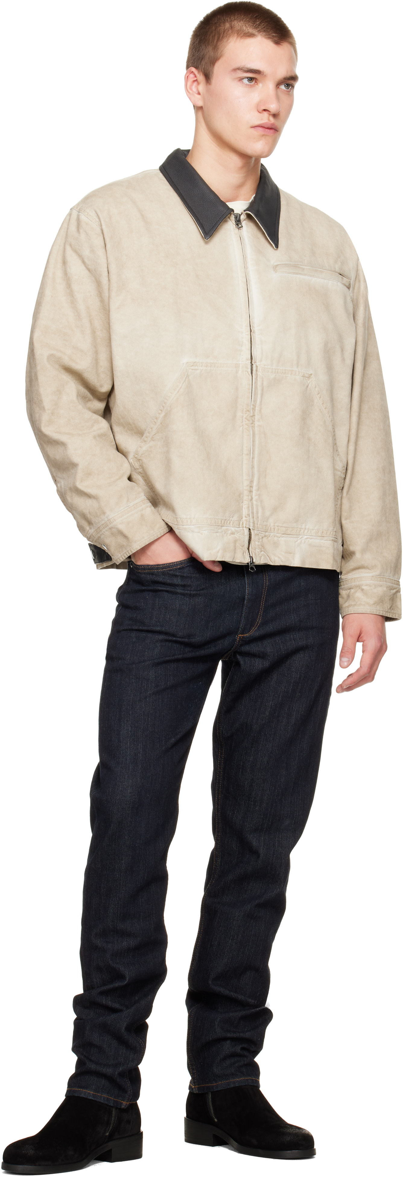 rag & bone - Off-White Canvas Workwear Jacket