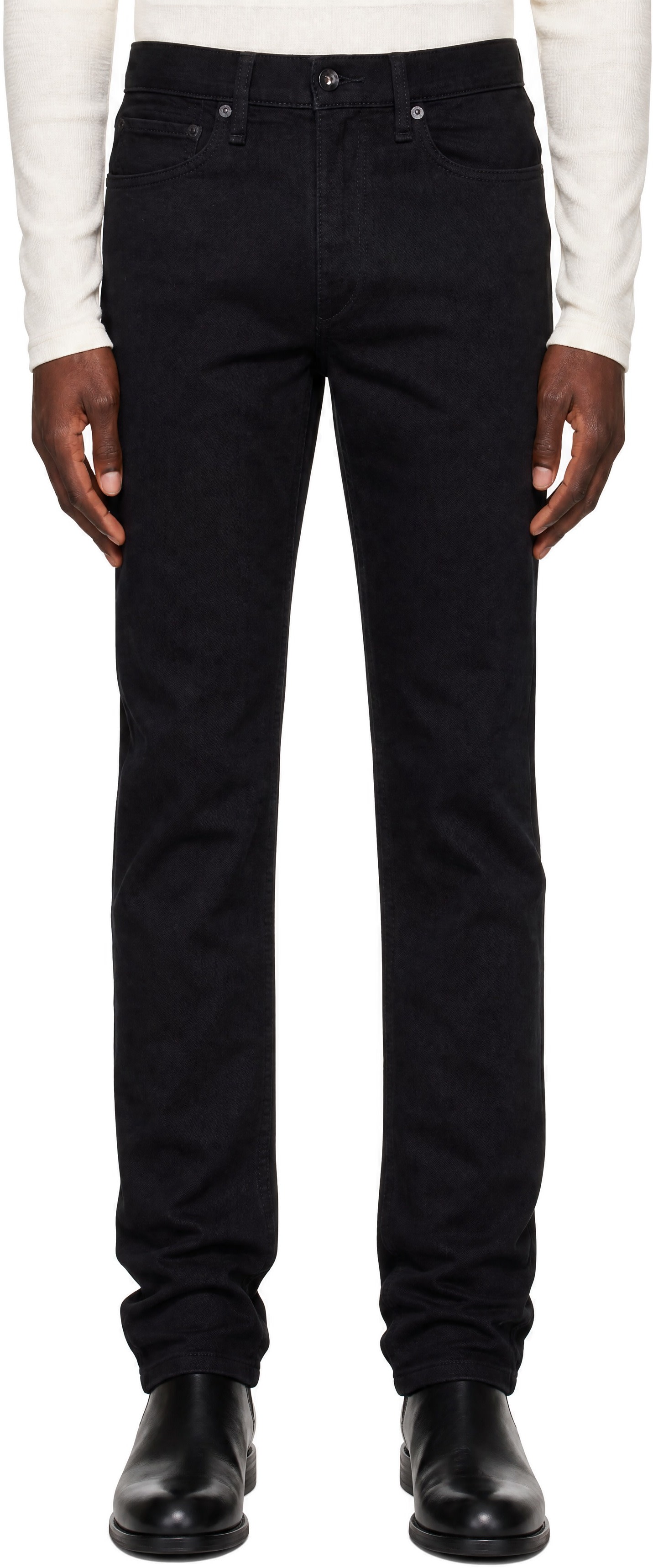 rag & bone - Black Fit 2 Slim Jeans