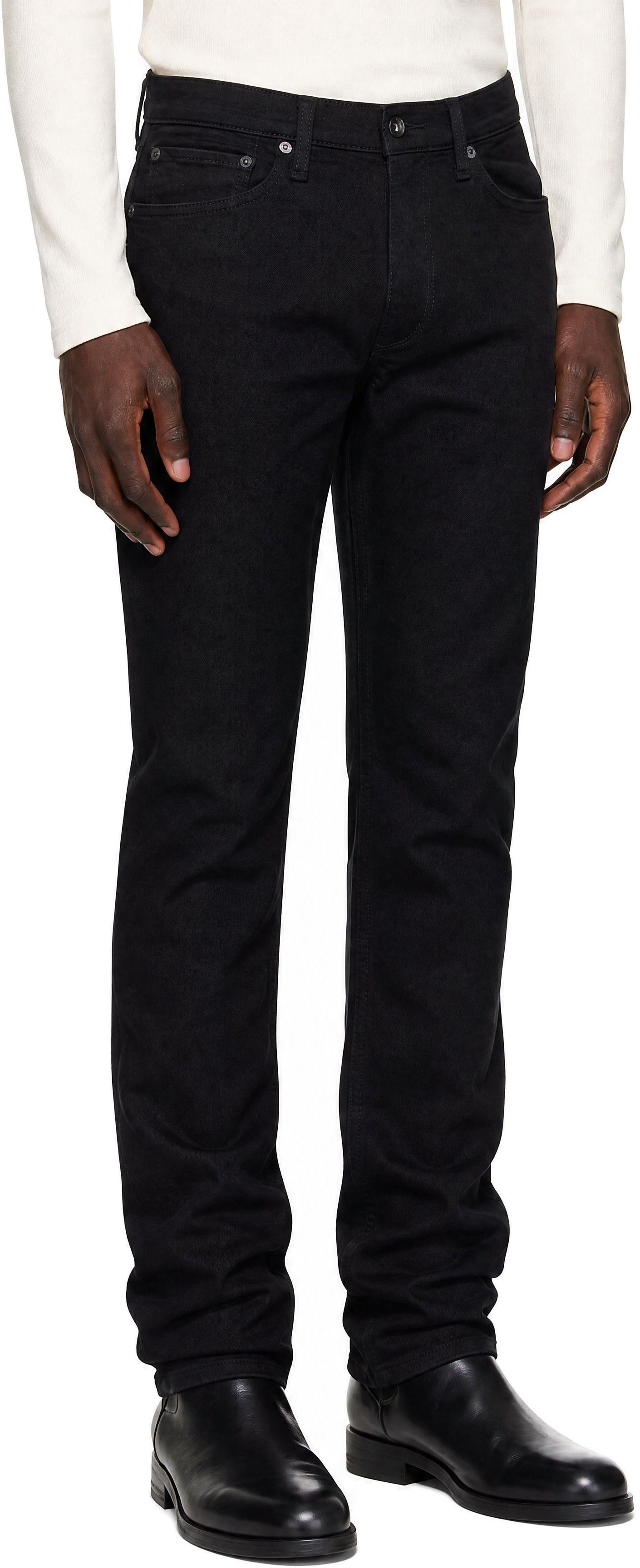 rag & bone - Black Fit 2 Slim Jeans
