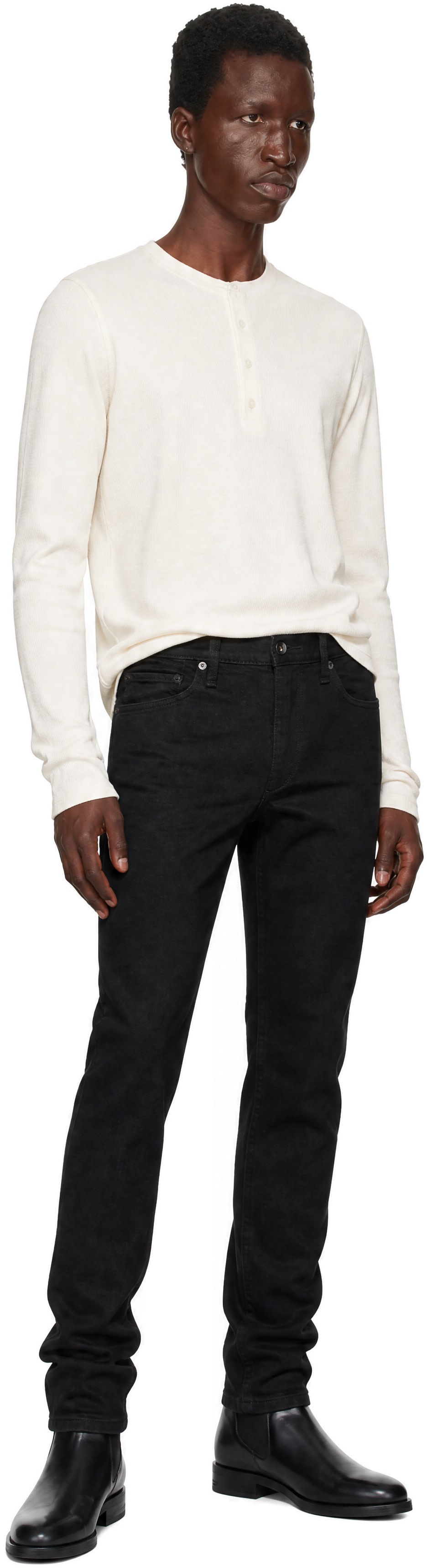rag & bone - Jean ajusté Fit 2 noir