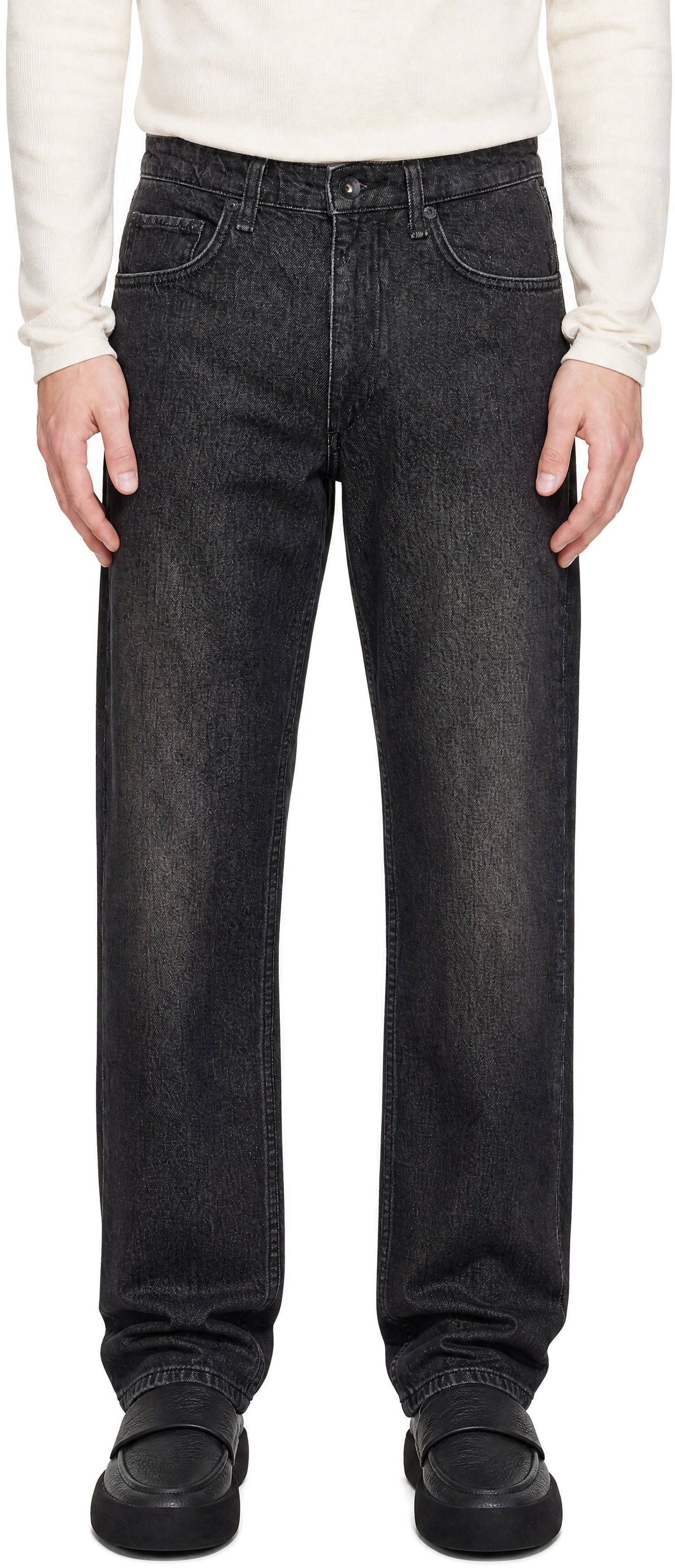 rag & bone - Gray Fit 4 Straight Jeans