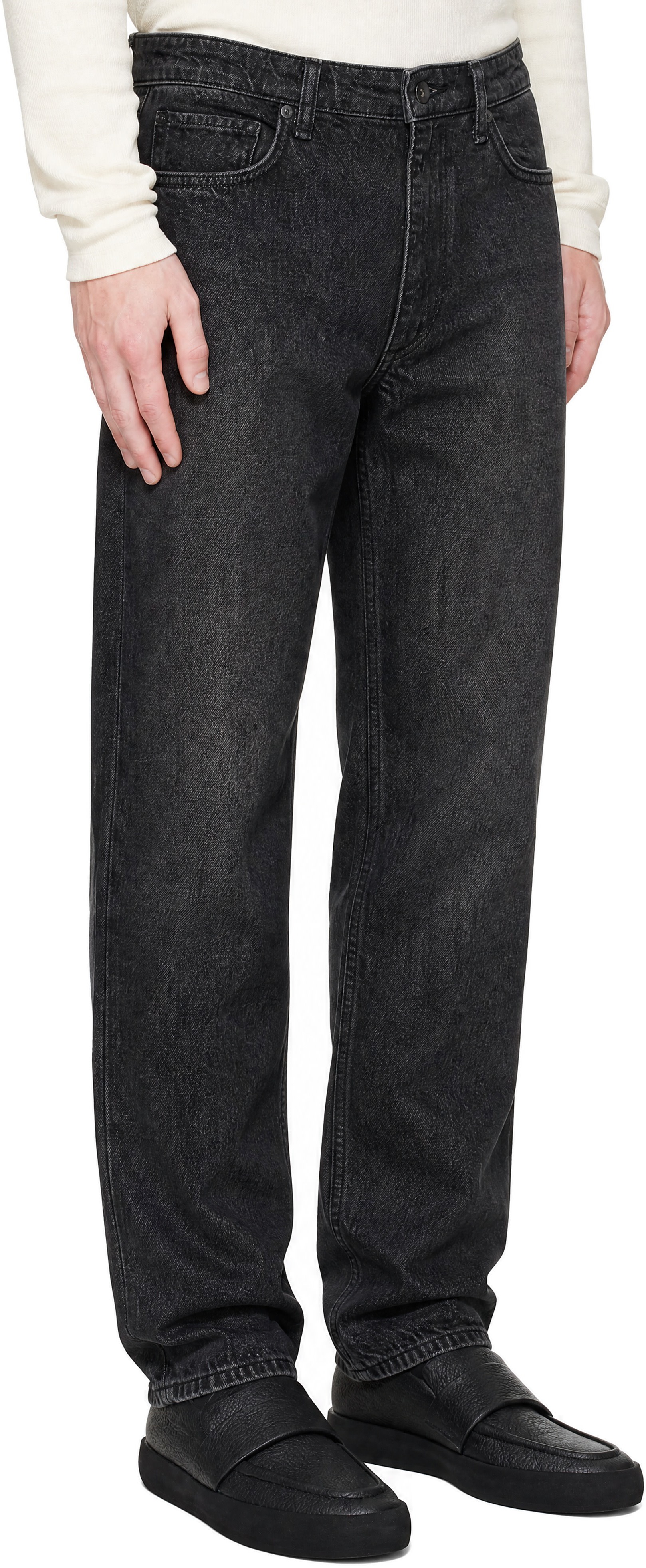 rag & bone - Gray Fit 4 Straight Jeans