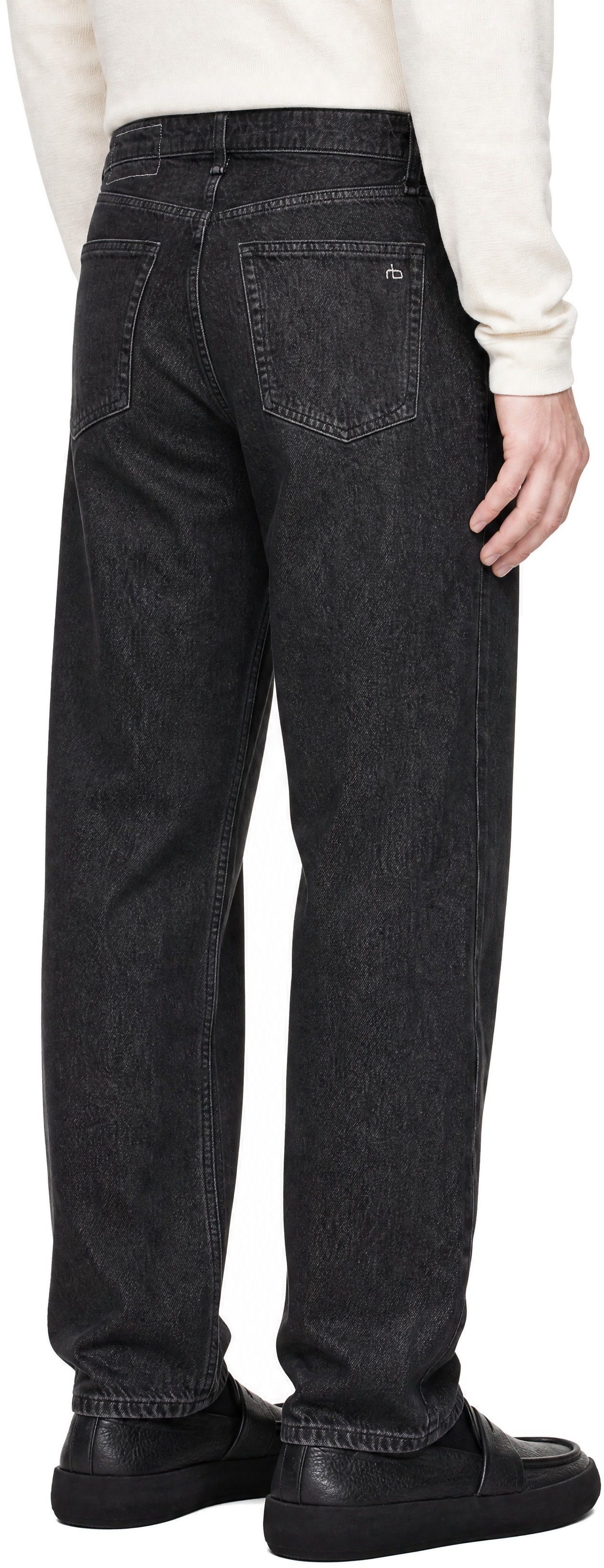 rag & bone - Gray Fit 4 Straight Jeans