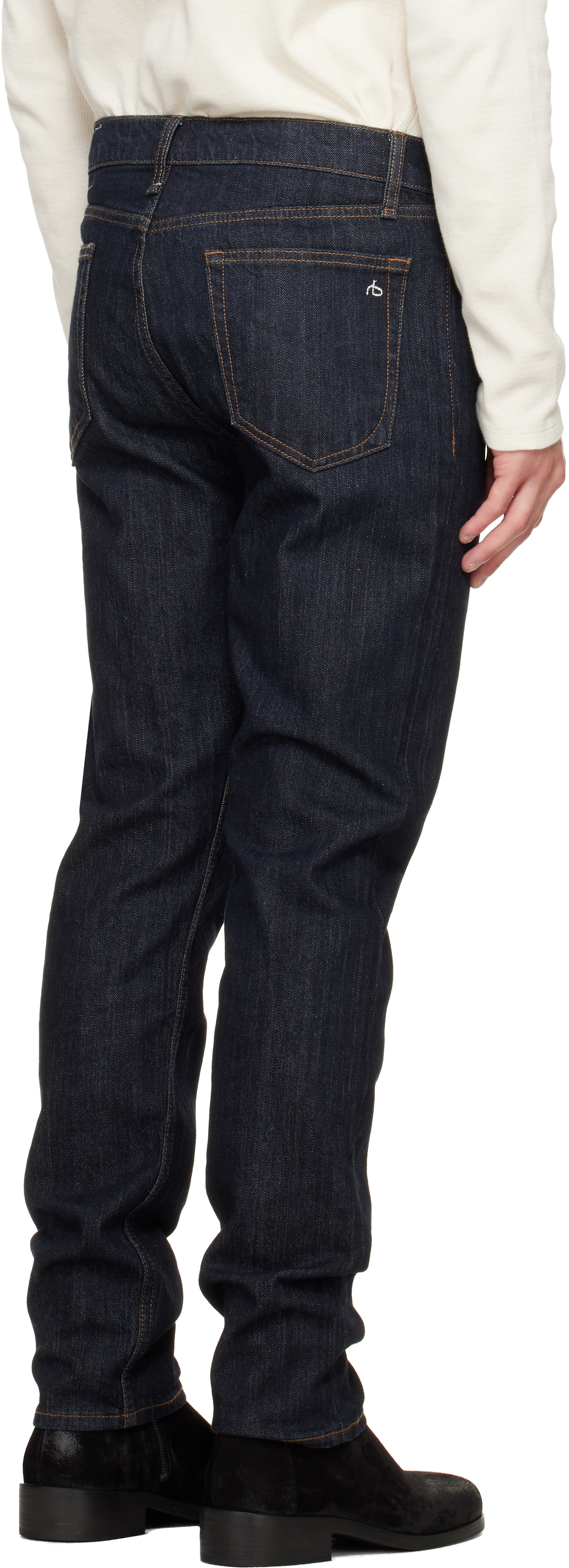 rag & bone - Navy Fit 2 Slim Jeans