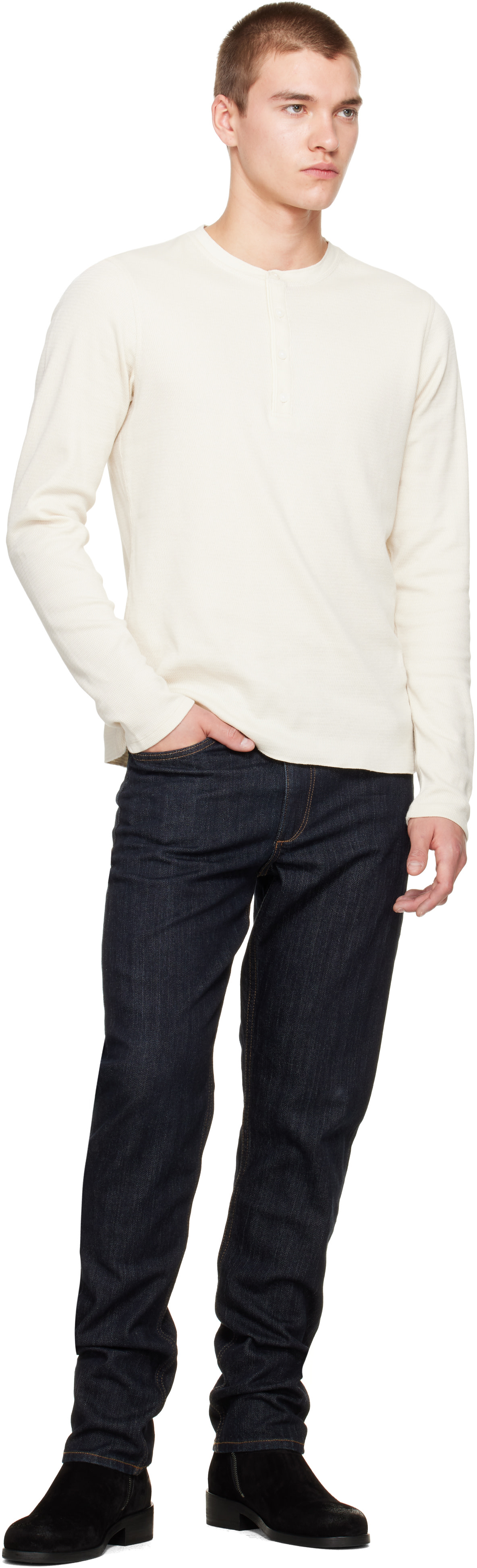 rag & bone - Navy Fit 2 Slim Jeans