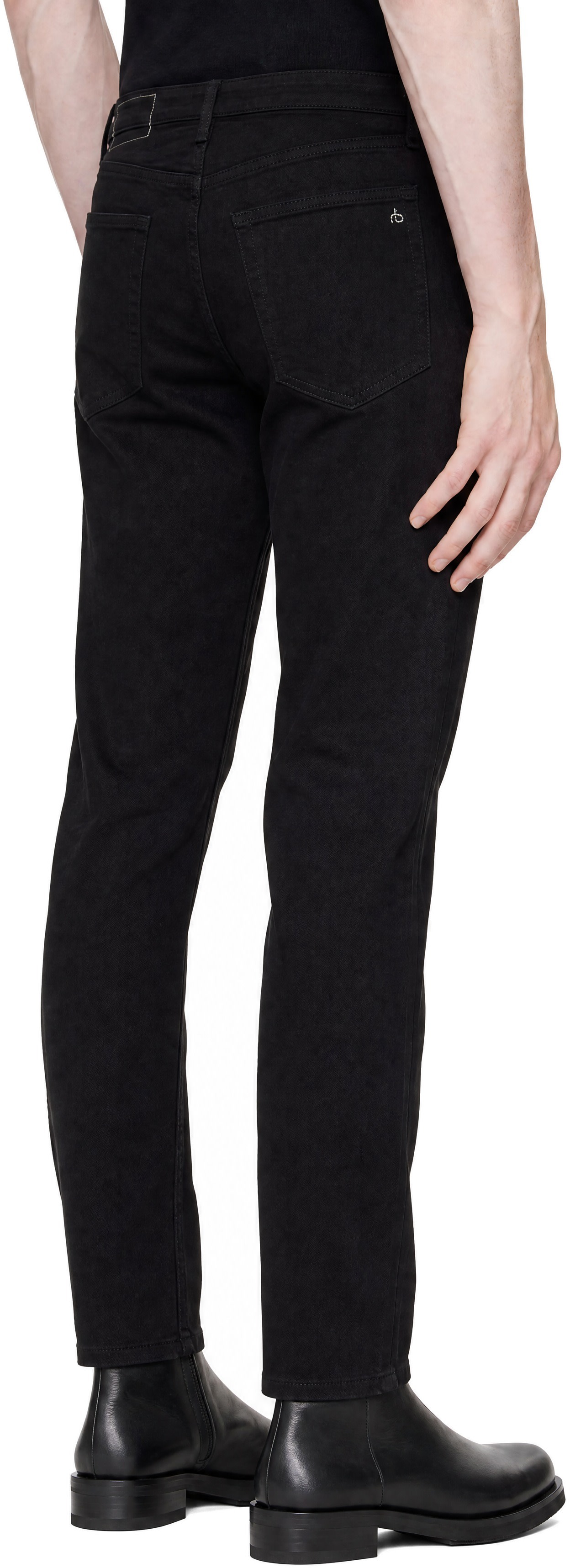 rag & bone - ブラック Fit 4 Straight ジーンズ