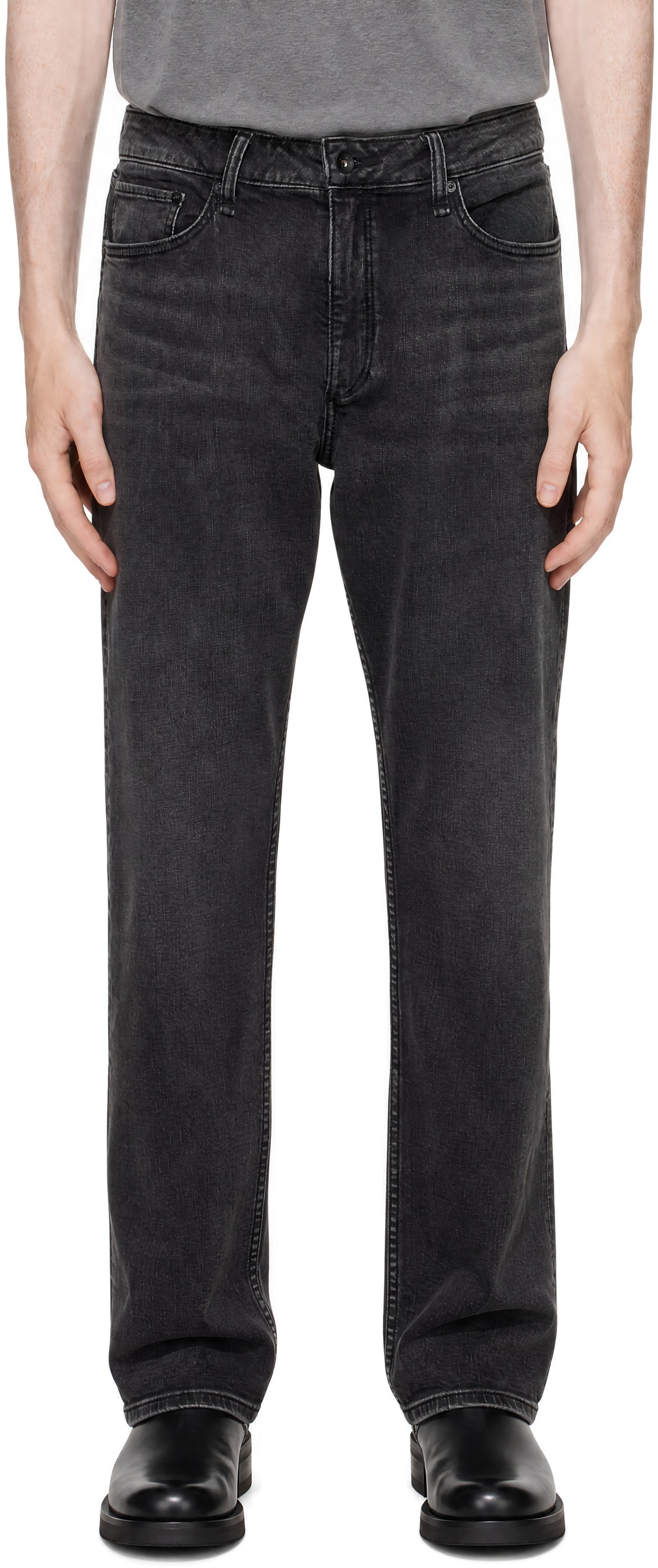 rag & bone - Gray Fit 3 Athletic Jeans