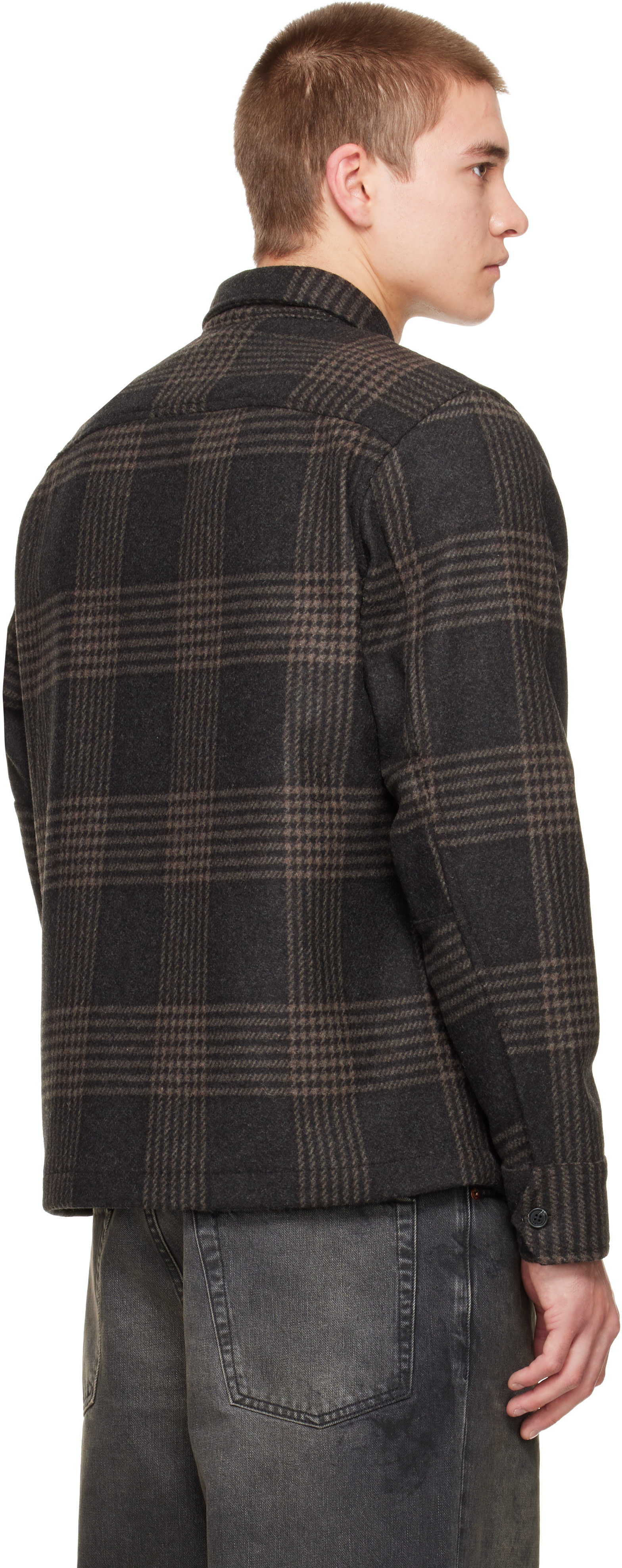 rag & bone - Brown Austin Plaid Double-Face Shirt