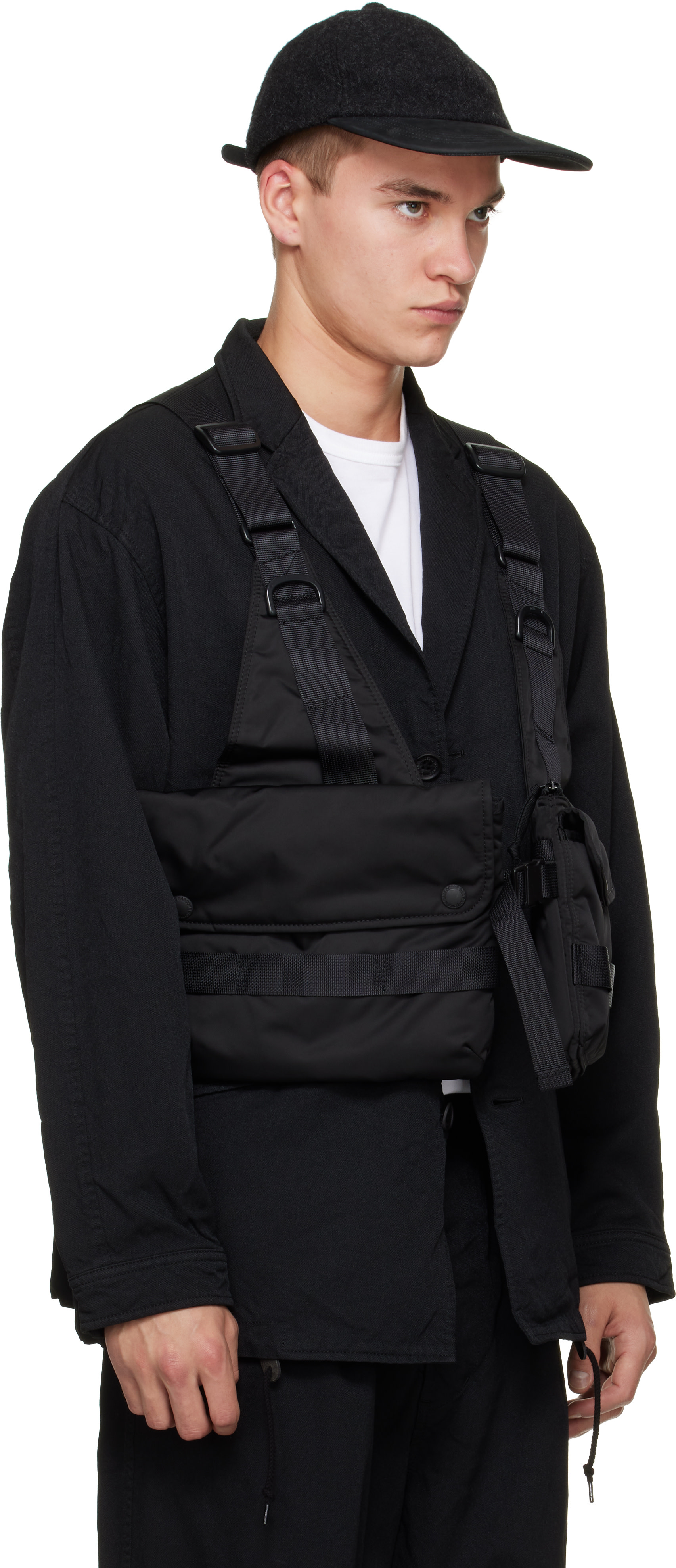 Comme des Garçons Homme: ブラック ウエストリグ | SSENSE 日本