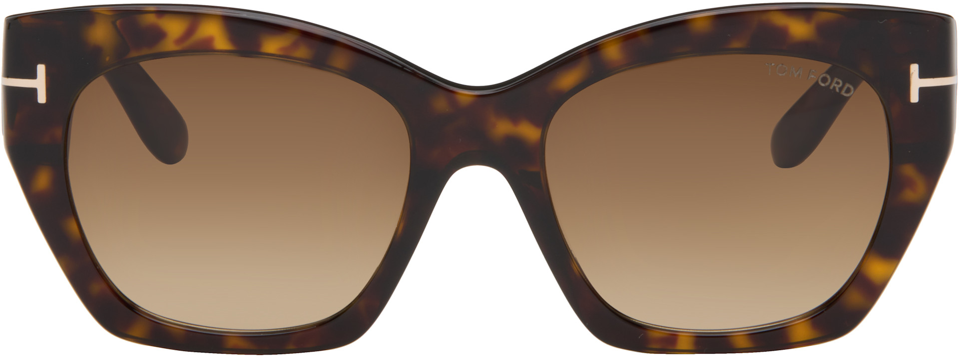 TOM FORD - Lunettes de soleil Joni brunes