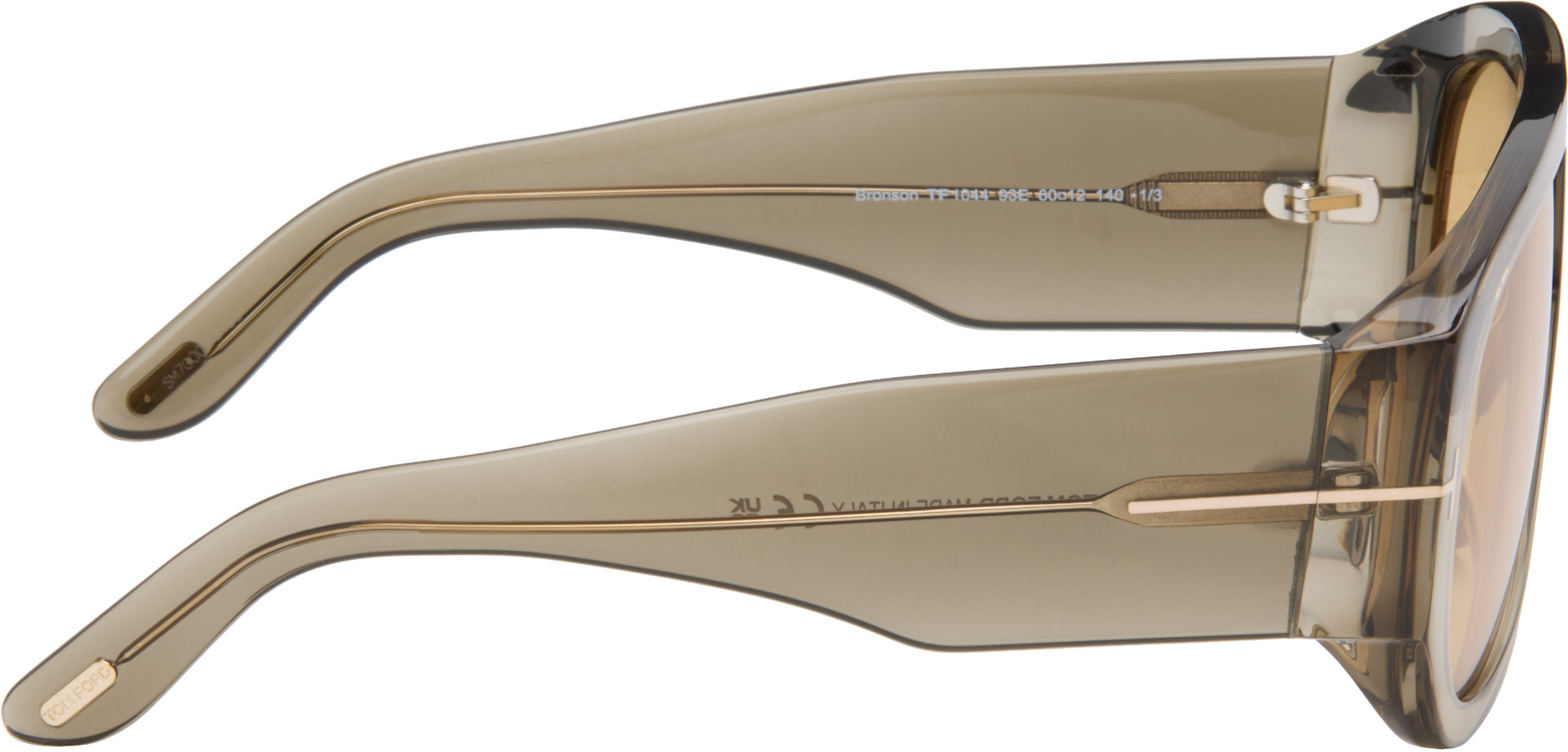 TOM FORD - Lunettes de soleil Bronson grises