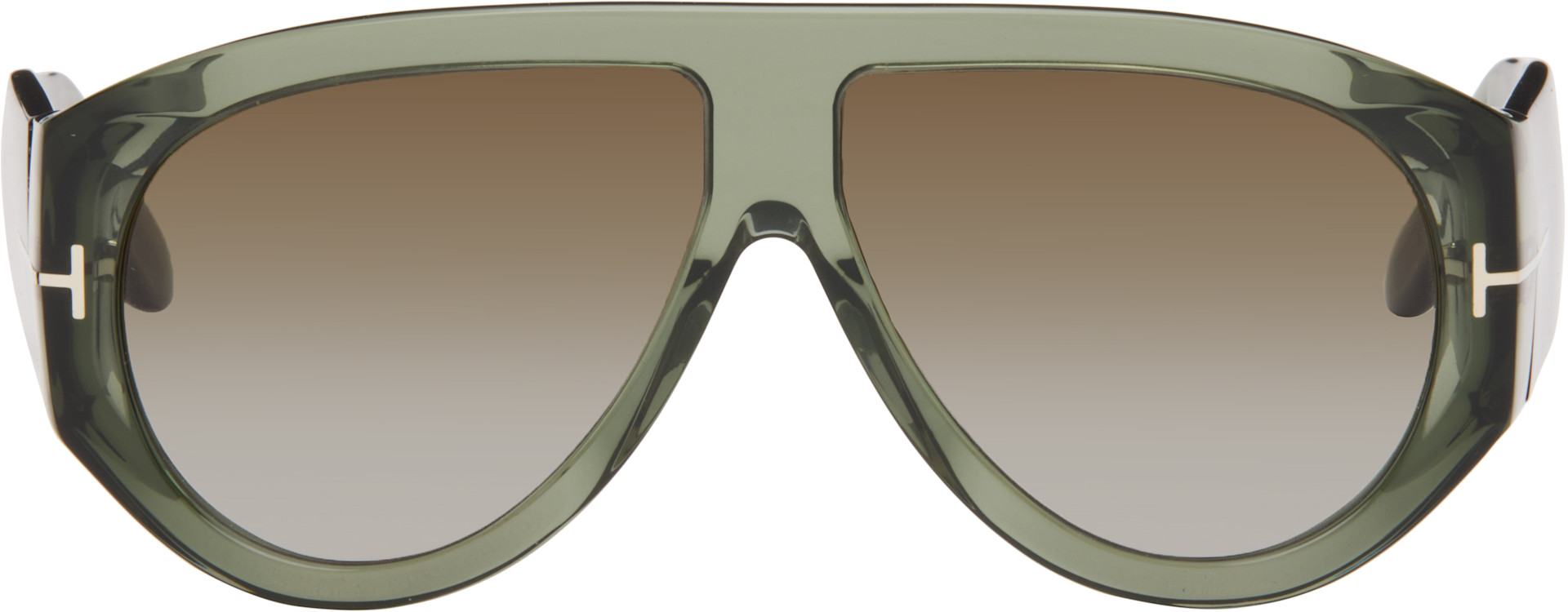 TOM FORD - Lunettes de soleil Bronson vertes