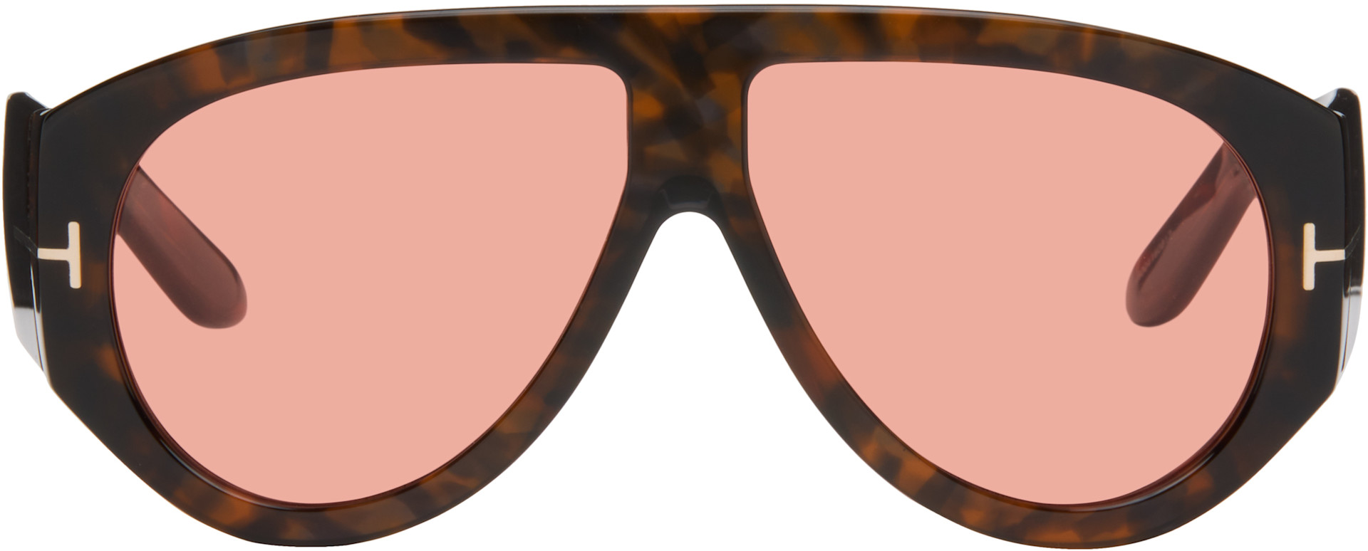 TOM FORD - Lunettes de soleil Bronson brunes