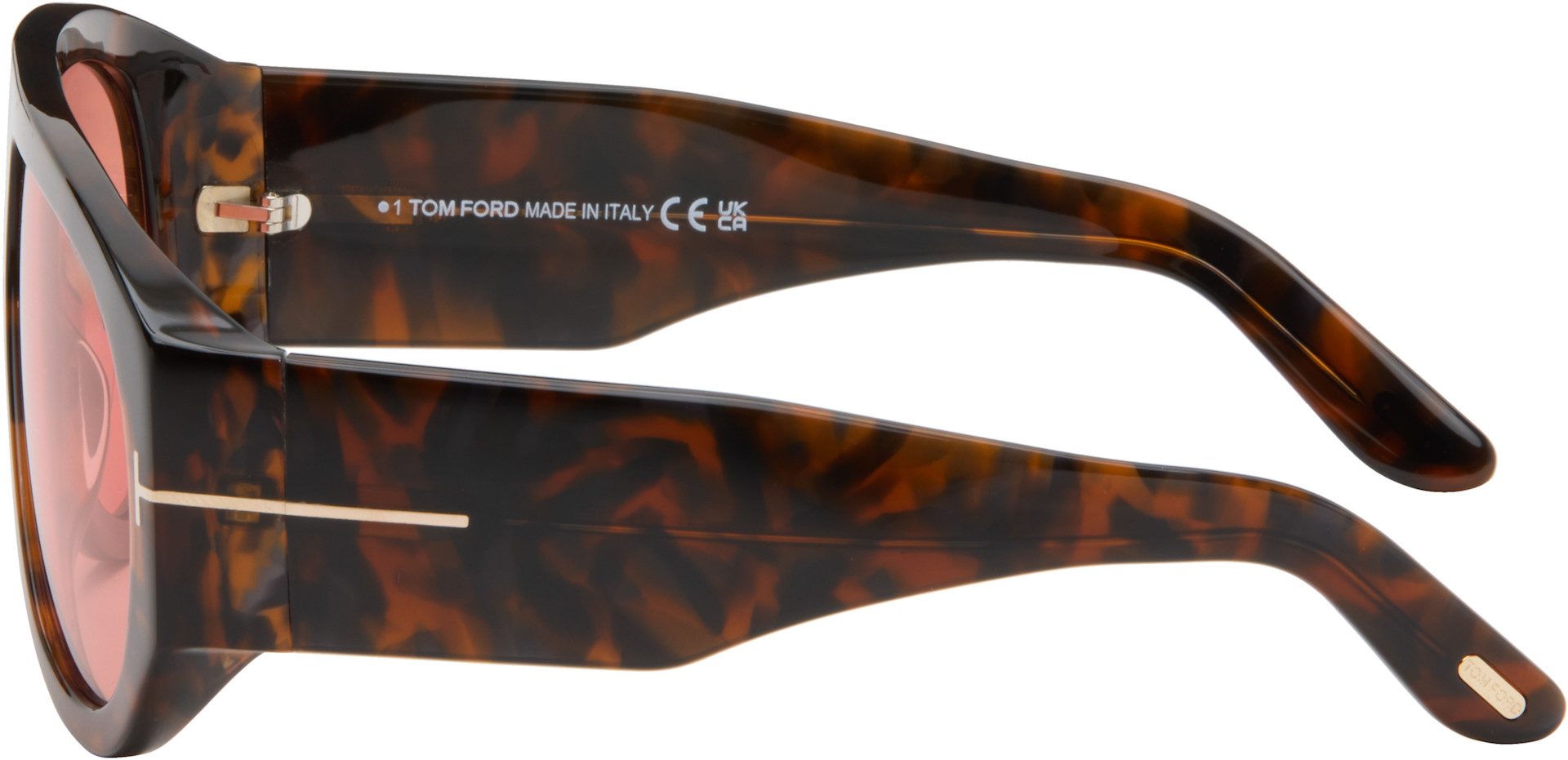 TOM FORD - Lunettes de soleil Bronson brunes