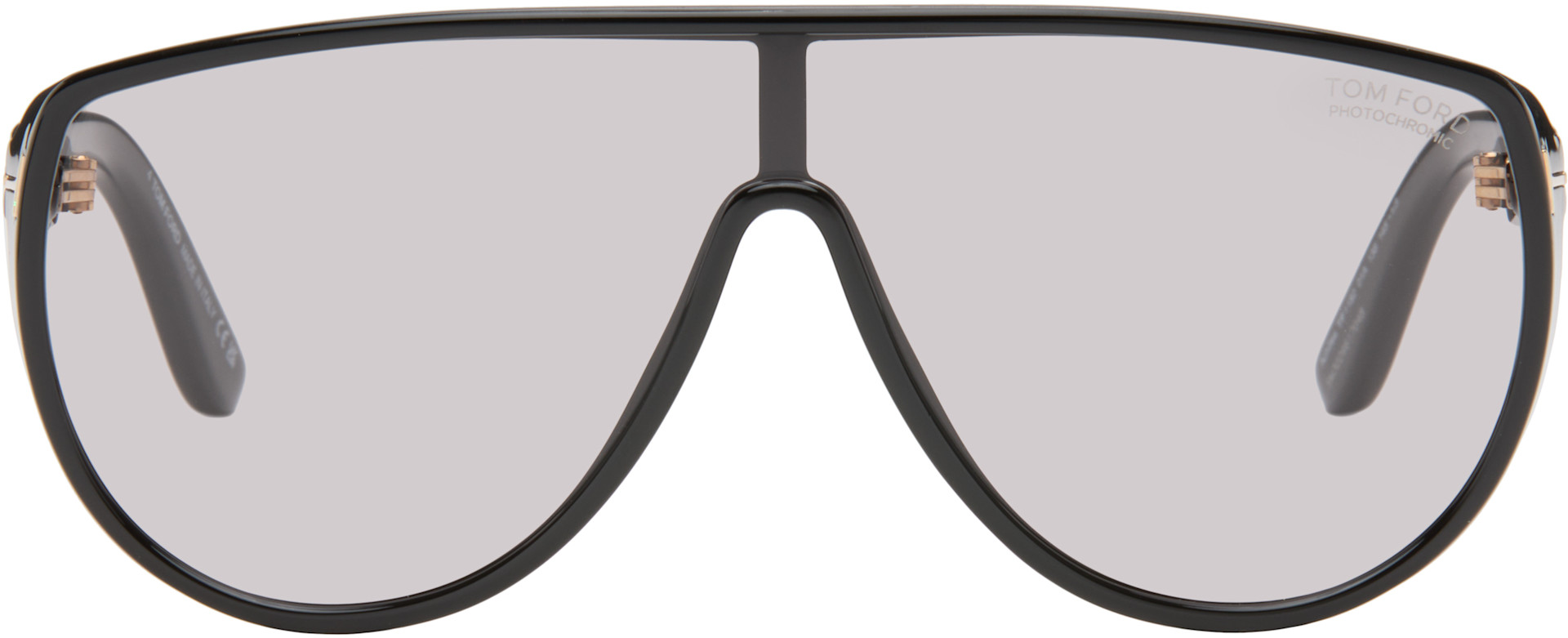 TOM FORD: Black Photochromatic Achilles Sunglasses | SSENSE
