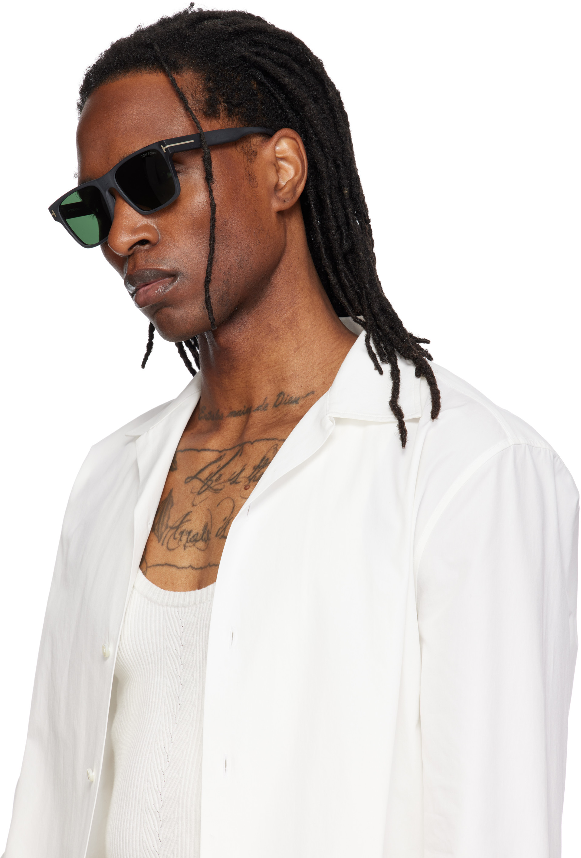 TOM FORD - Lunettes de soleil Calder grises