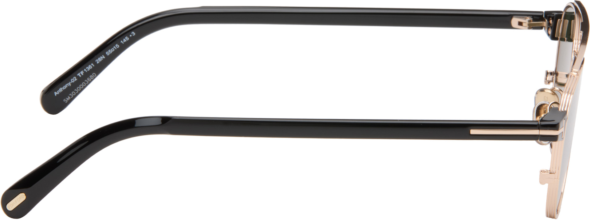 TOM FORD - Lunettes de soleil Anthony dorées