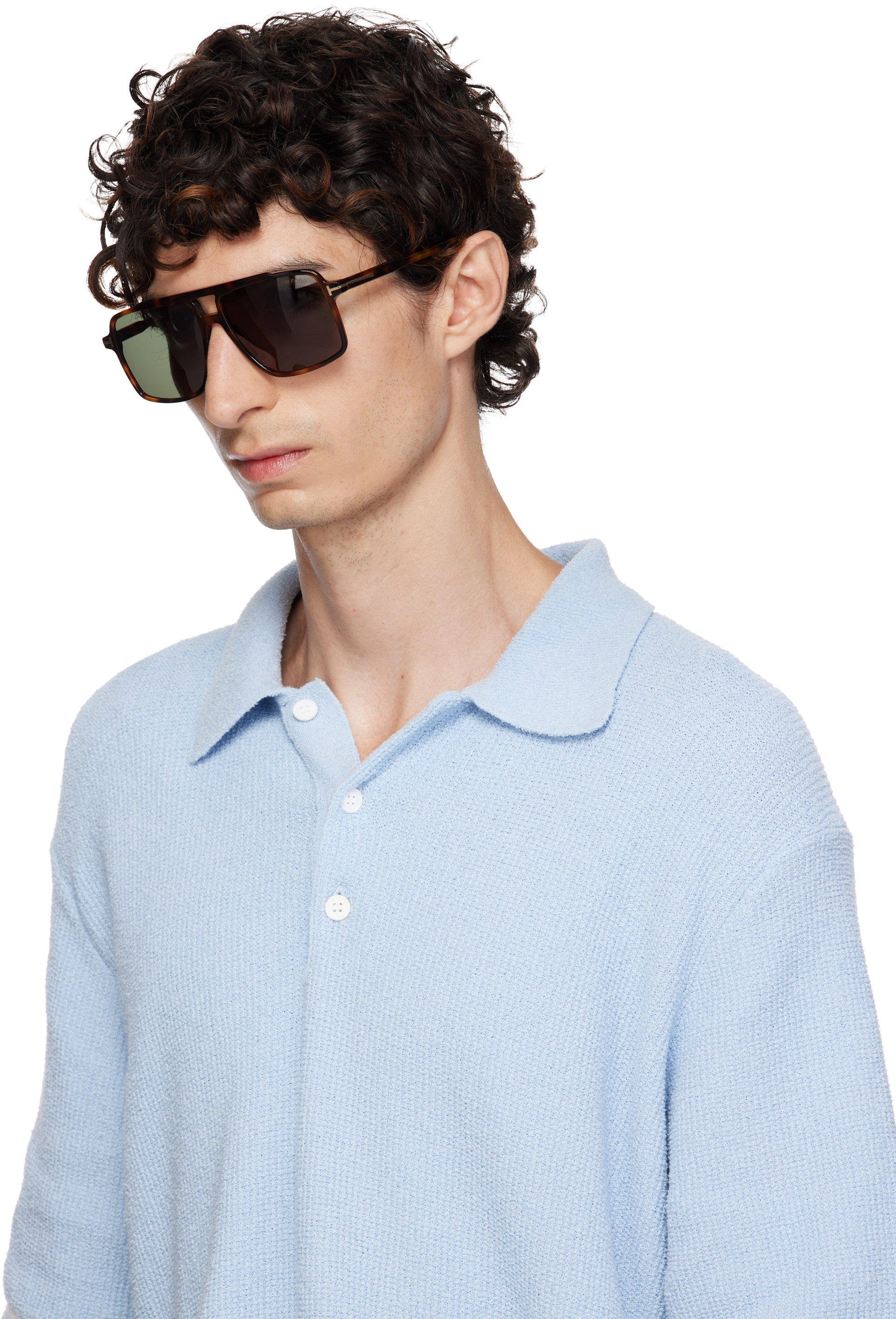 TOM FORD - Brown Kemp Sunglasses