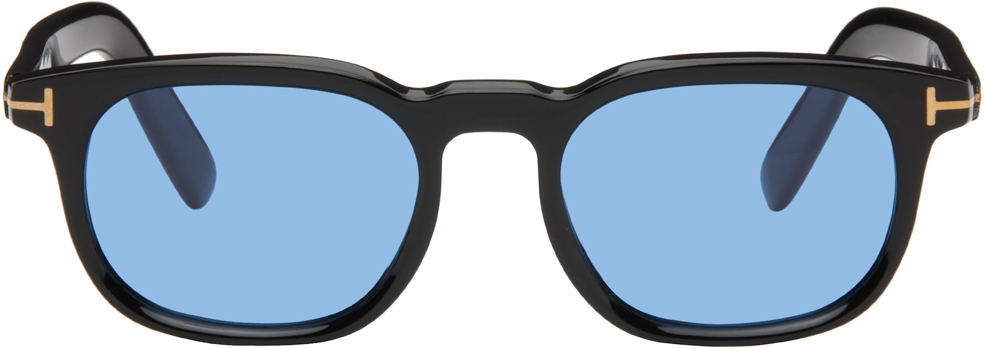 TOM FORD - Black Round Sunglasses