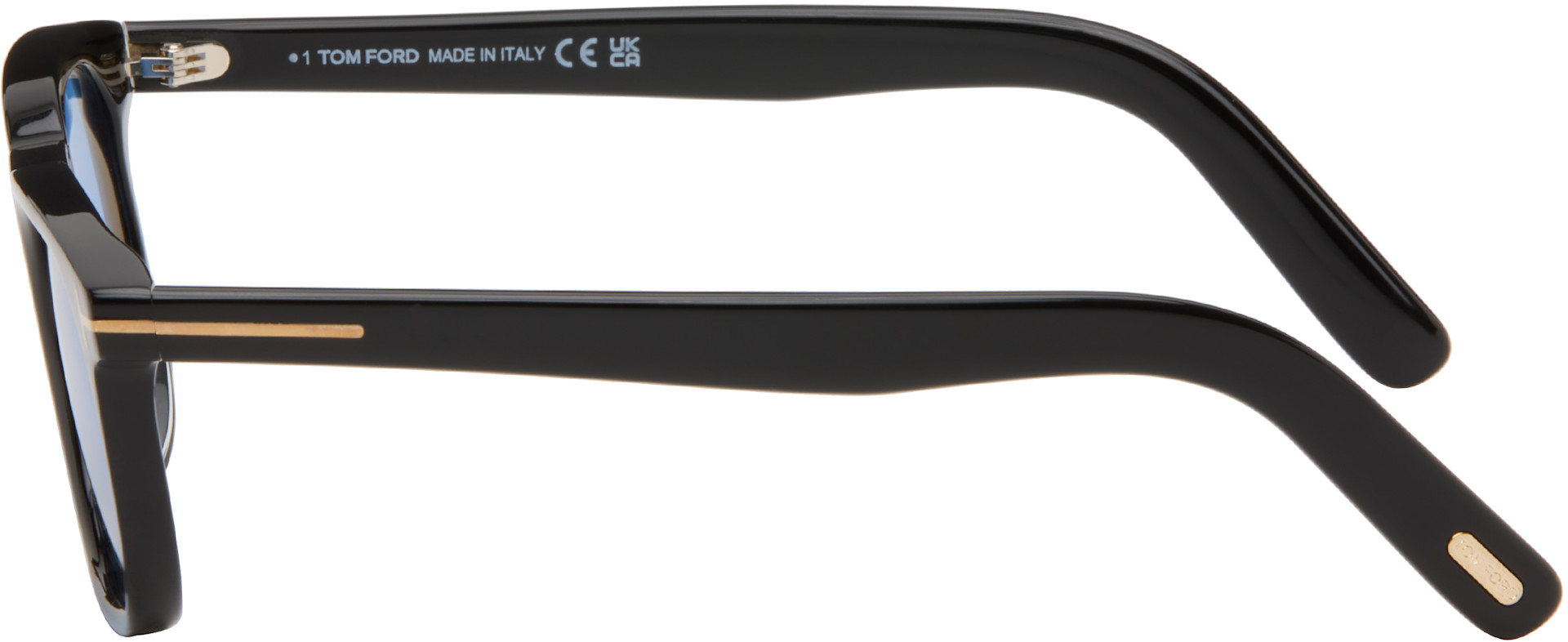 TOM FORD - Black Round Sunglasses