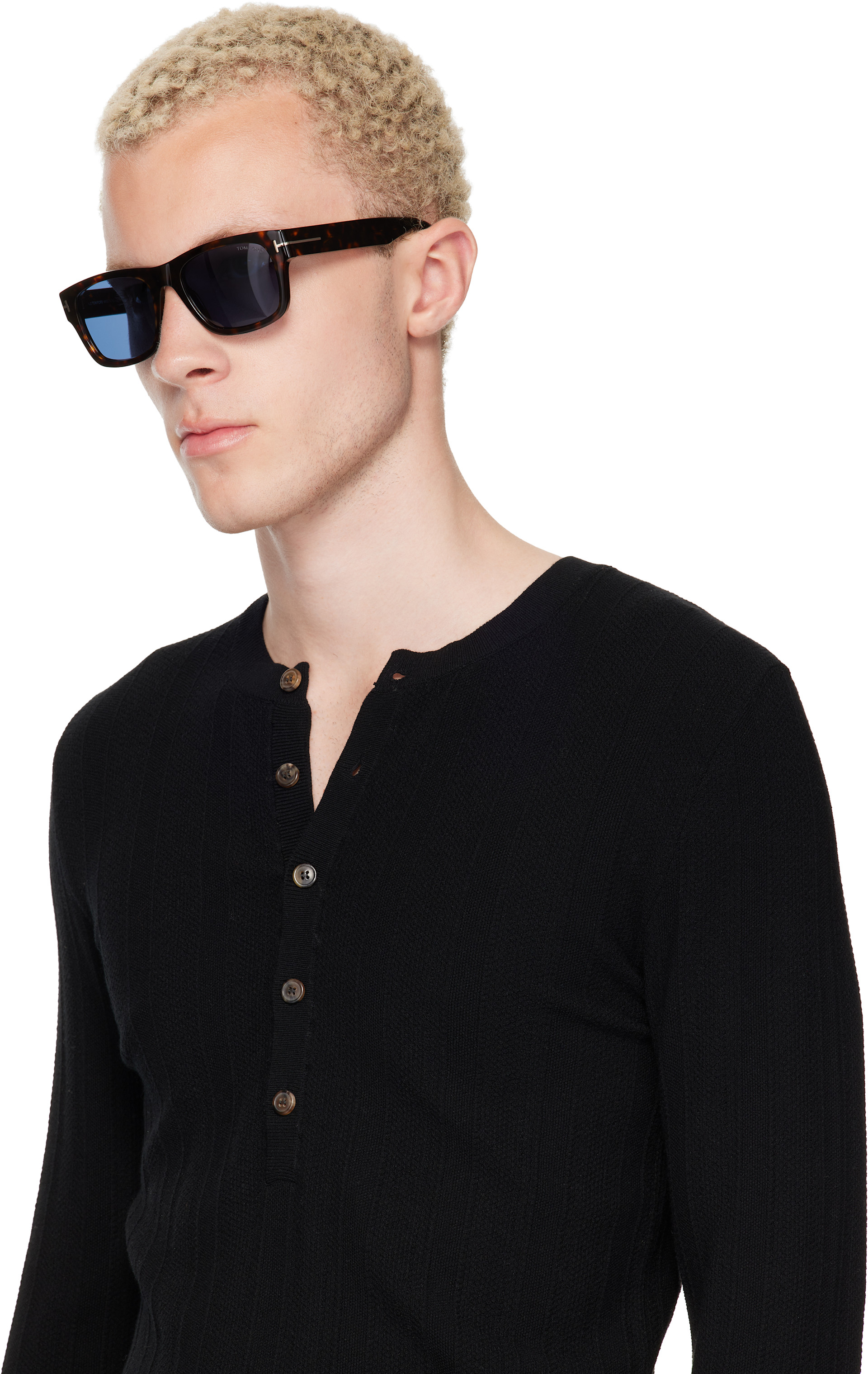 TOM FORD - Lunettes de soleil Smith brunes