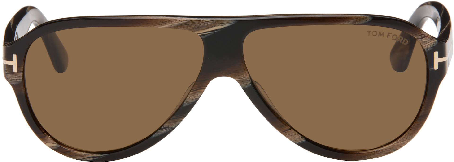 TOM FORD - Brown Samuele Sunglasses
