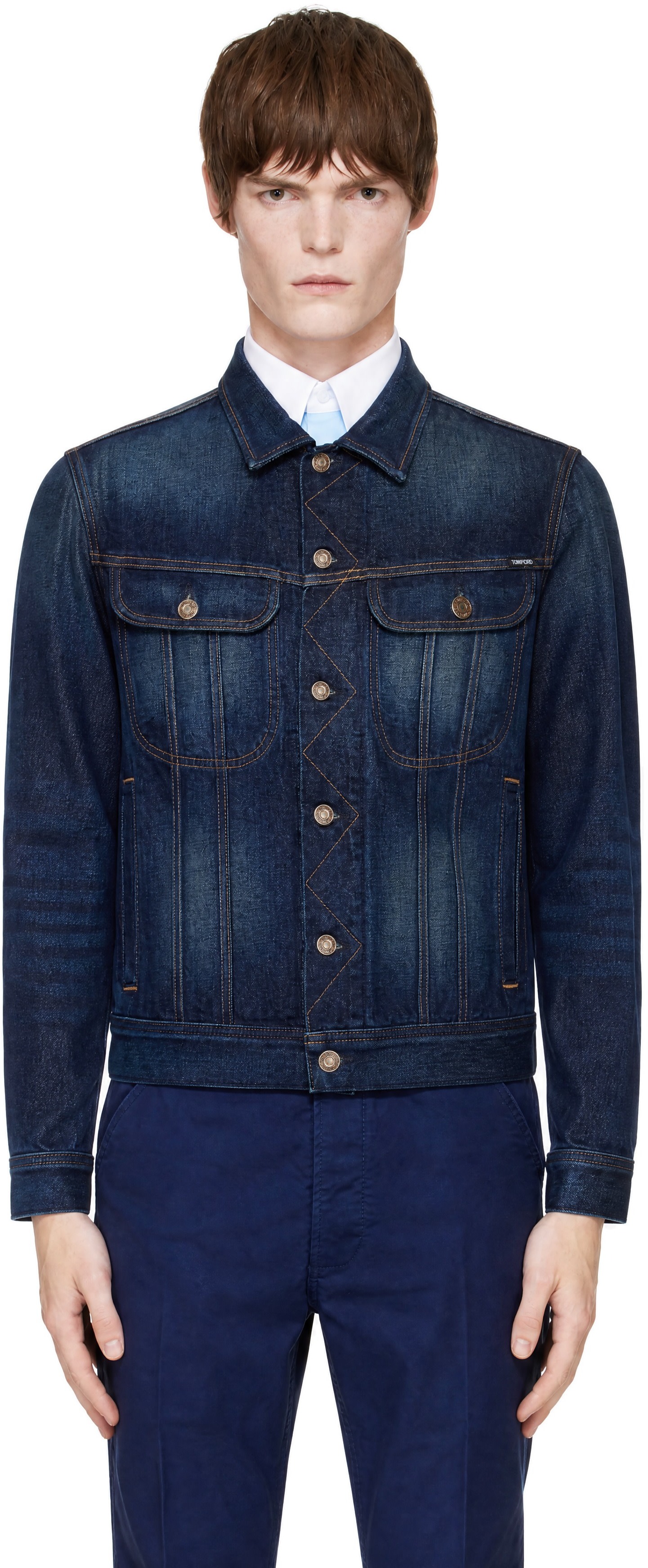 TOM FORD - Navy Icon Denim Jacket