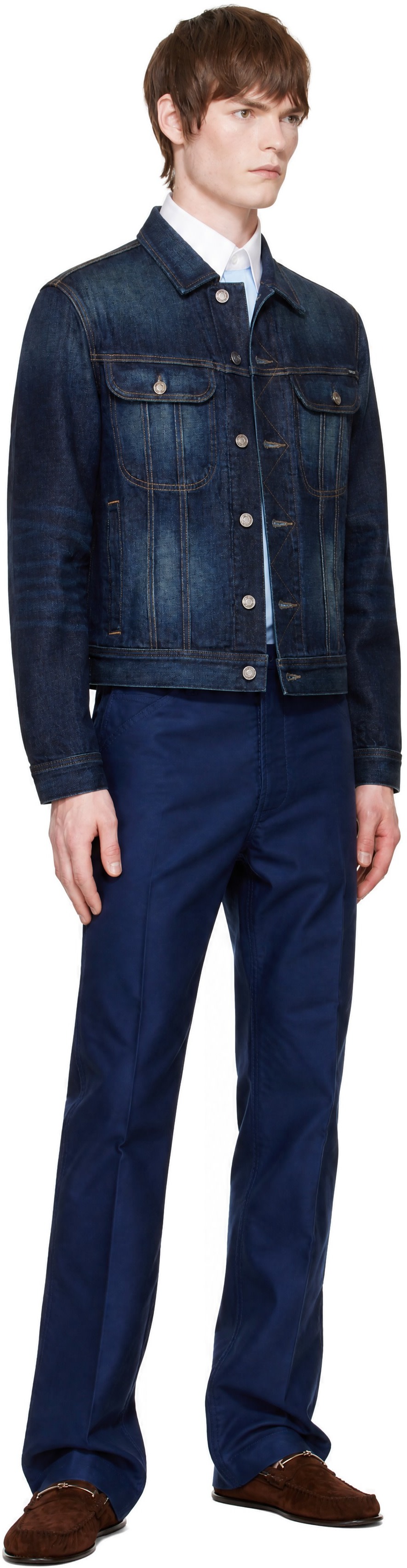 TOM FORD - Navy Icon Denim Jacket