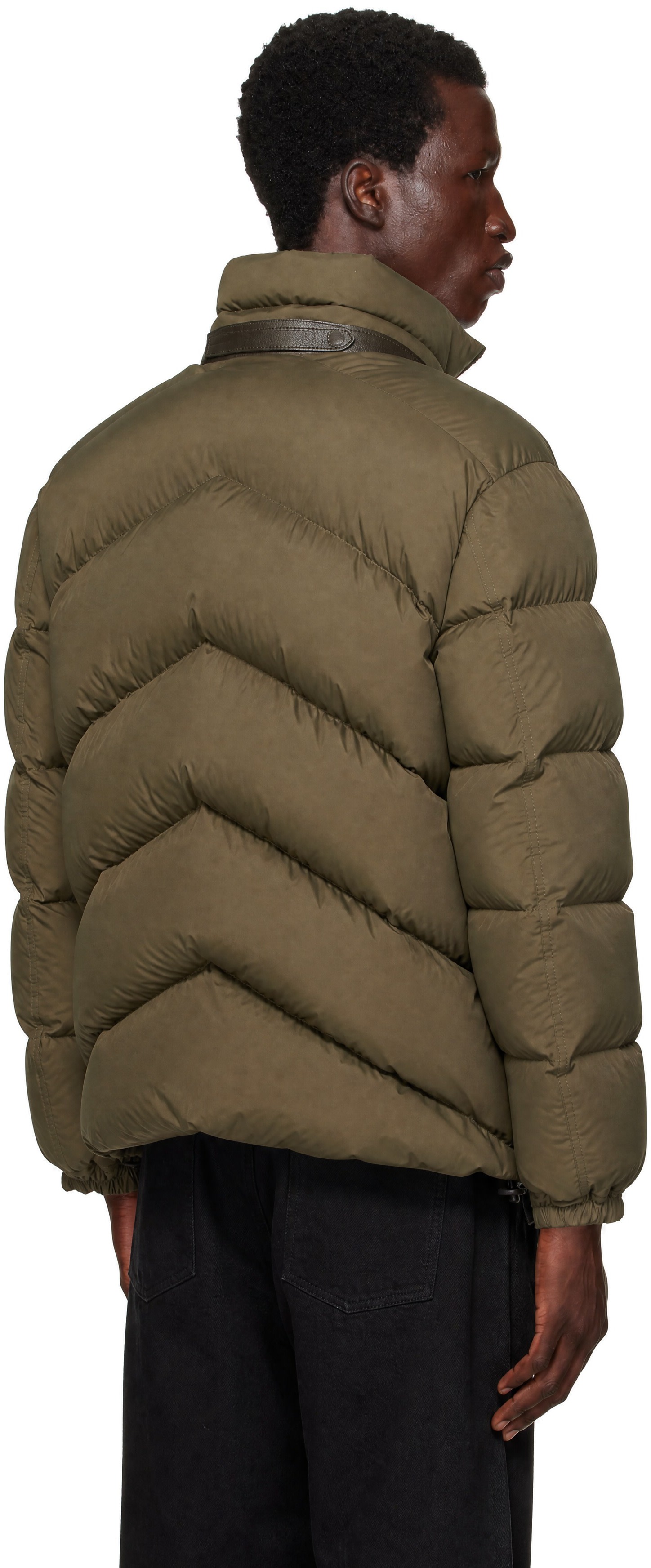TOM FORD - Khaki Ultralight Microfiber Puffer Down Jacket