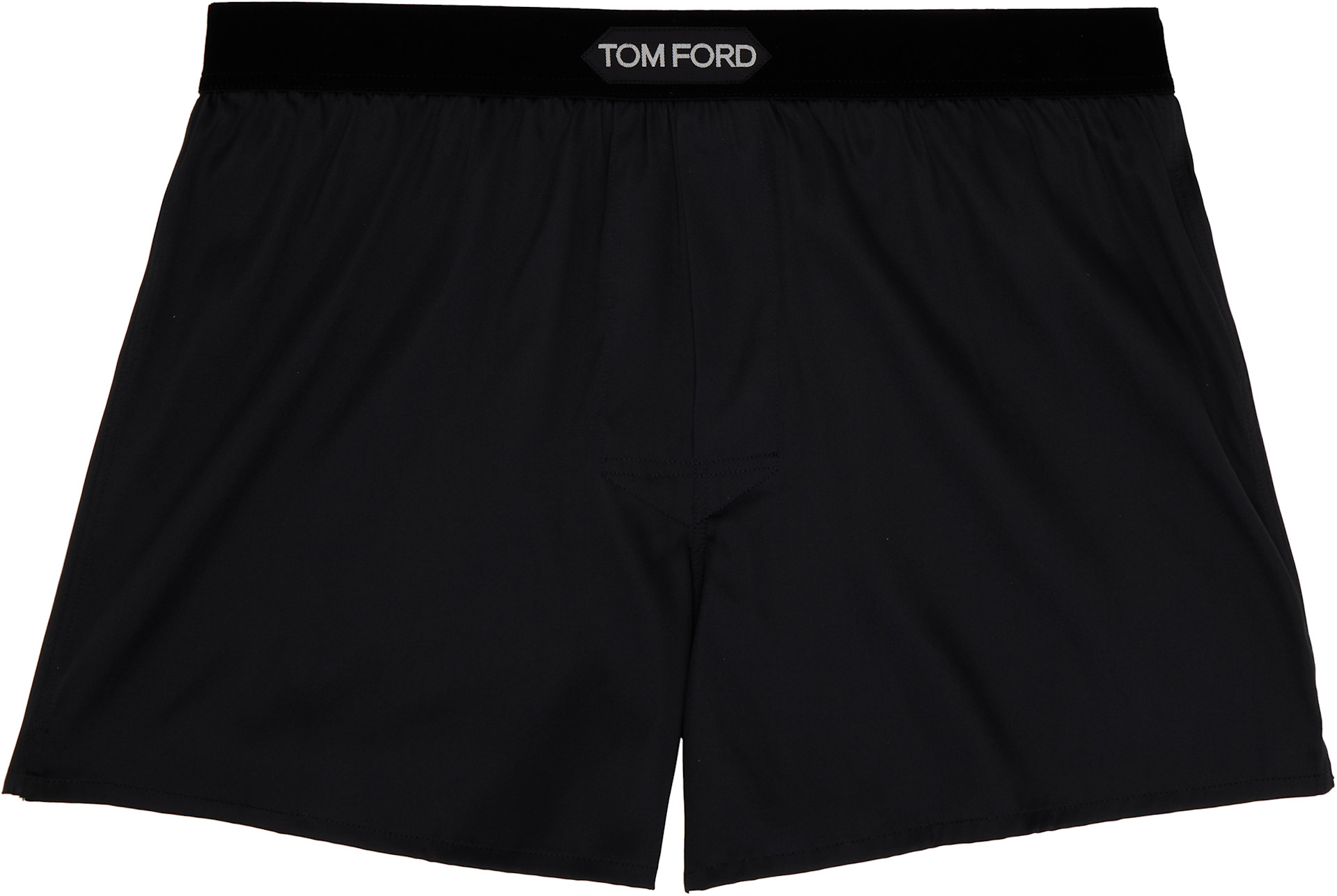 TOM FORD - Boxer noir en soie