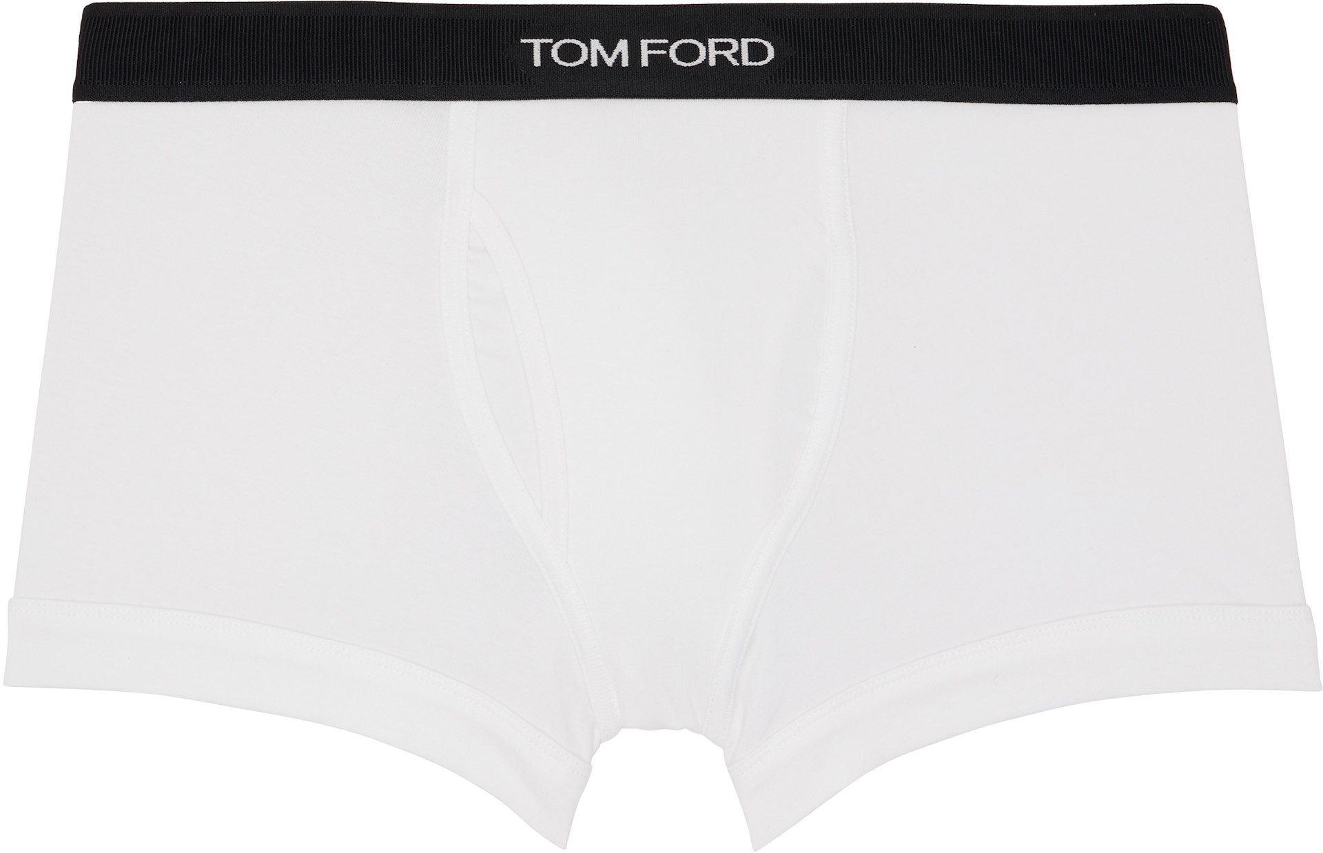 TOM FORD - Two-Pack White Cotton Boxer Briefs