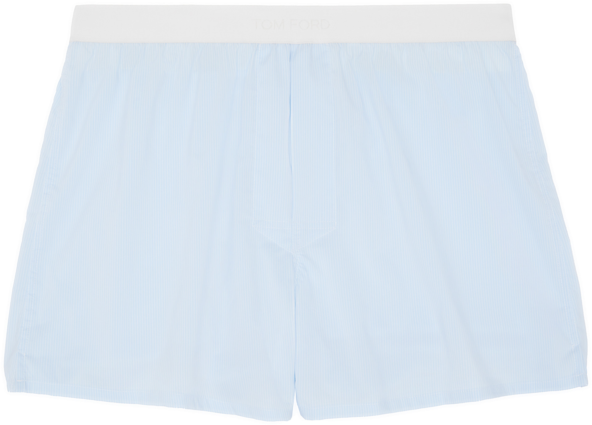 TOM FORD - Boxer bleu en popeline