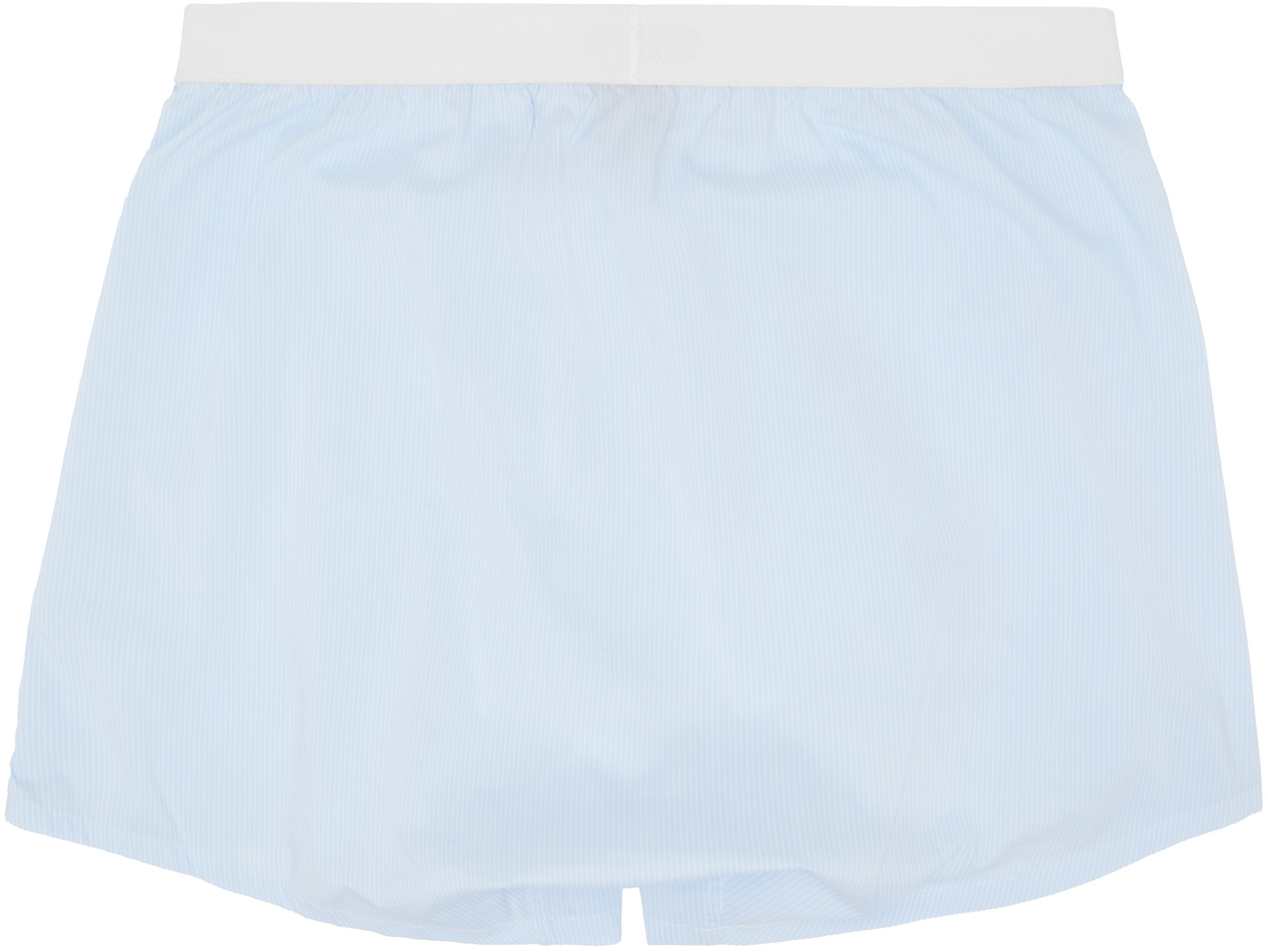 TOM FORD - Blue Poplin Boxers