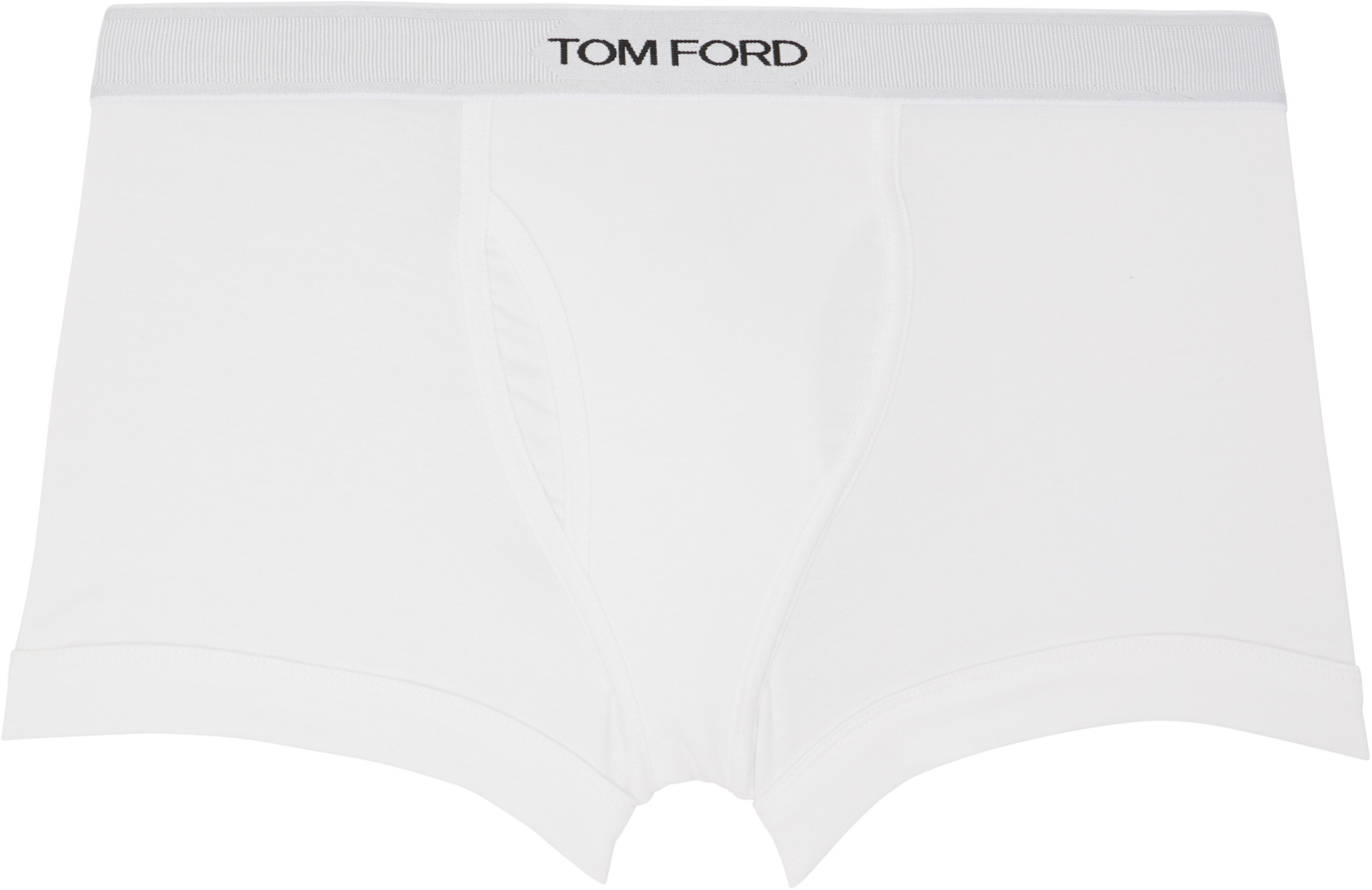 TOM FORD - Two-Pack White Cotton Boxer Briefs