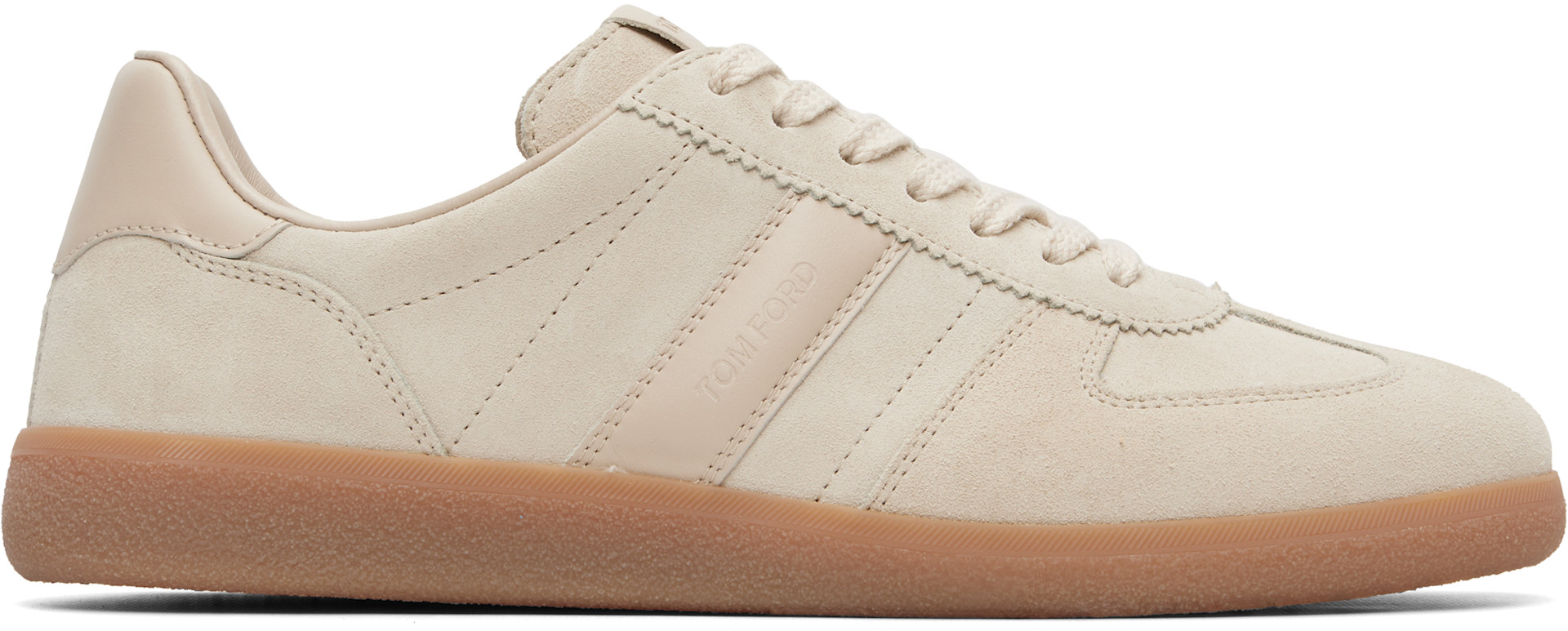 TOM FORD - Baskets Archer blanc cassé