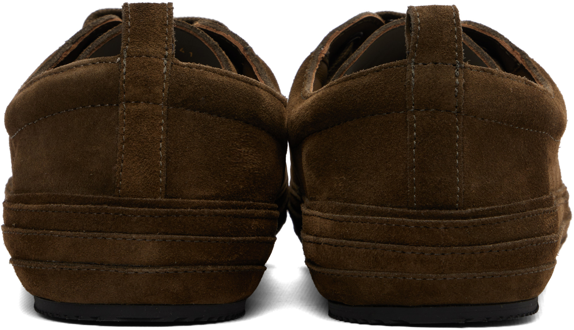 TOM FORD - Baskets Dean brunes en suède