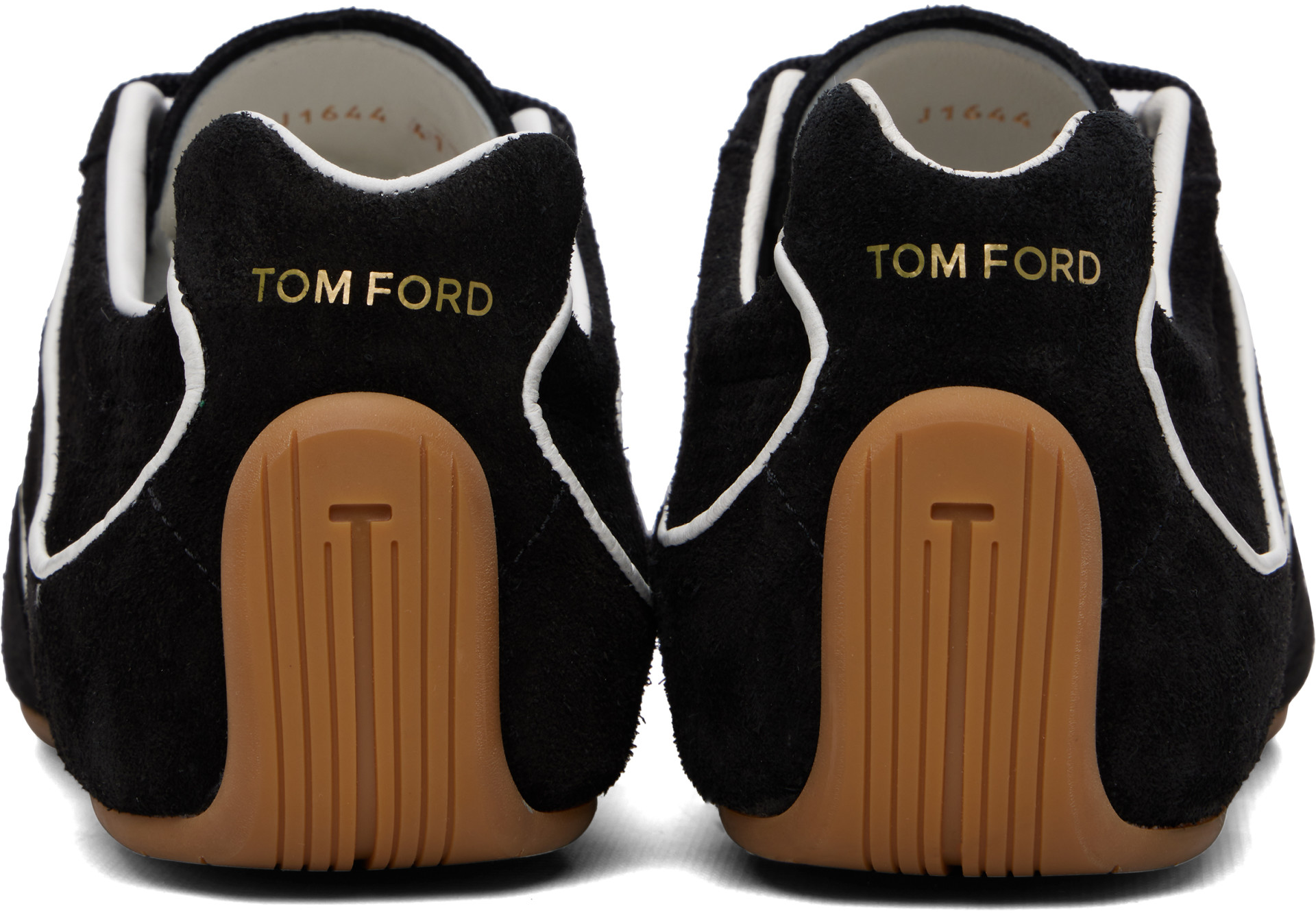 TOM FORD - Baskets Lewis noires en suède
