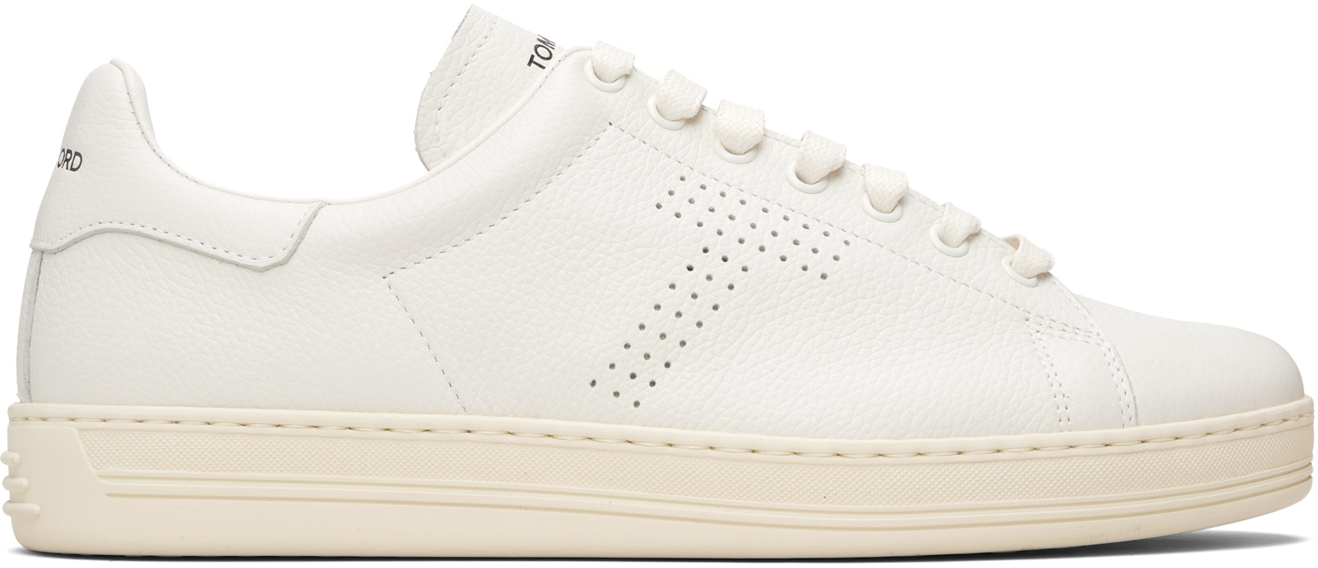 TOM FORD - Baskets Warwick blanc cassé
