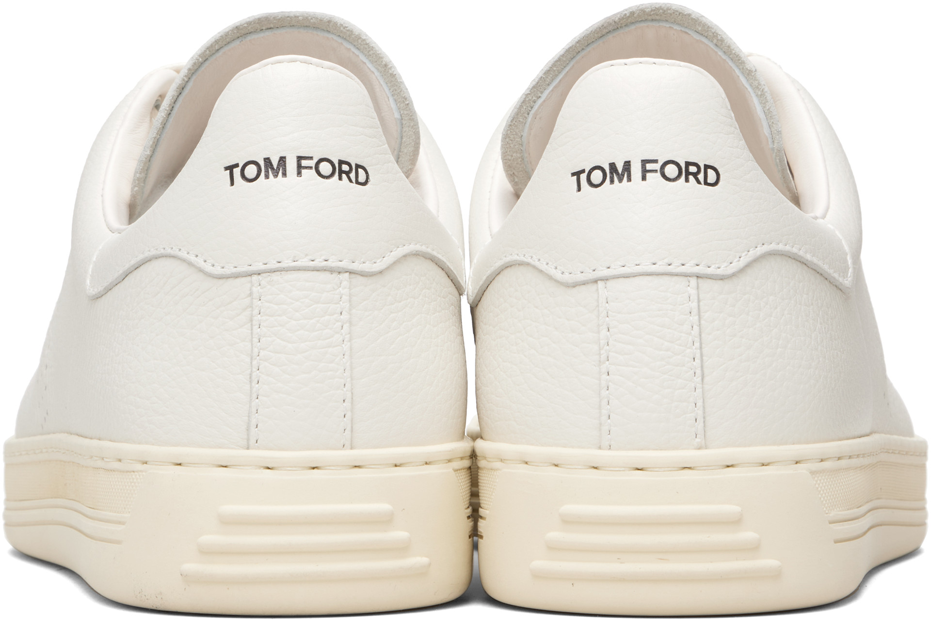 TOM FORD - Baskets Warwick blanc cassé