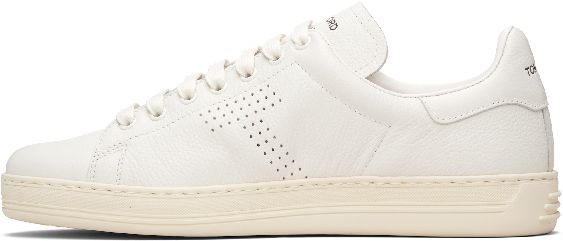 TOM FORD - Baskets Warwick blanc cassé